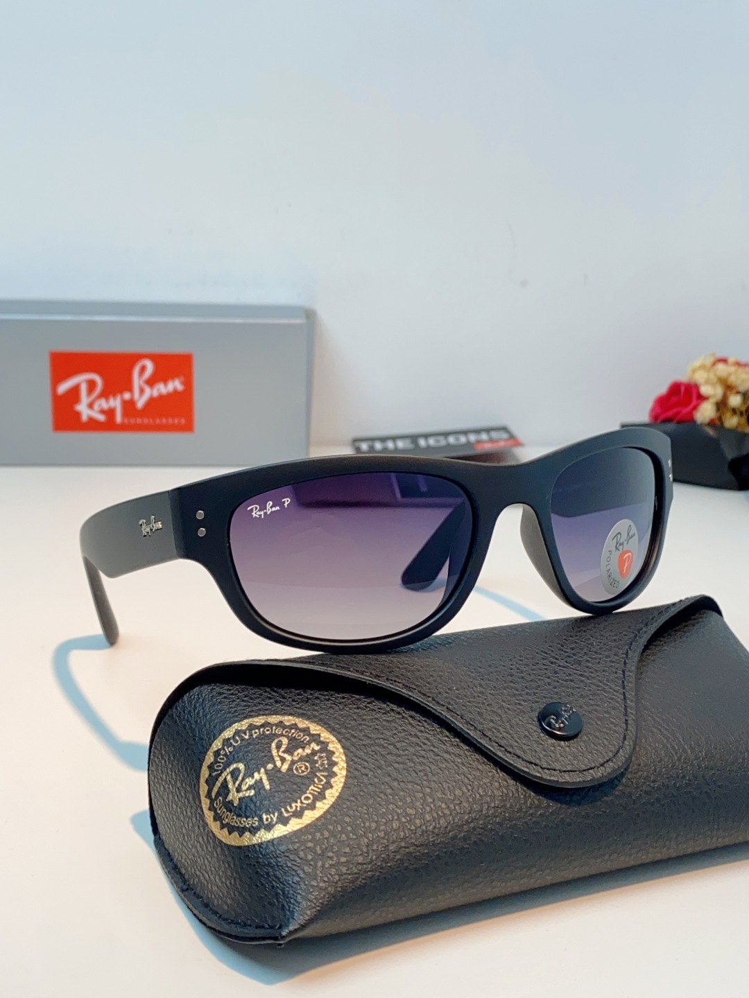 RayBan雷朋 balorama墨镜时尚板材猫眼窄框简约男女款驾驶太阳镜 RB2289 Size:63