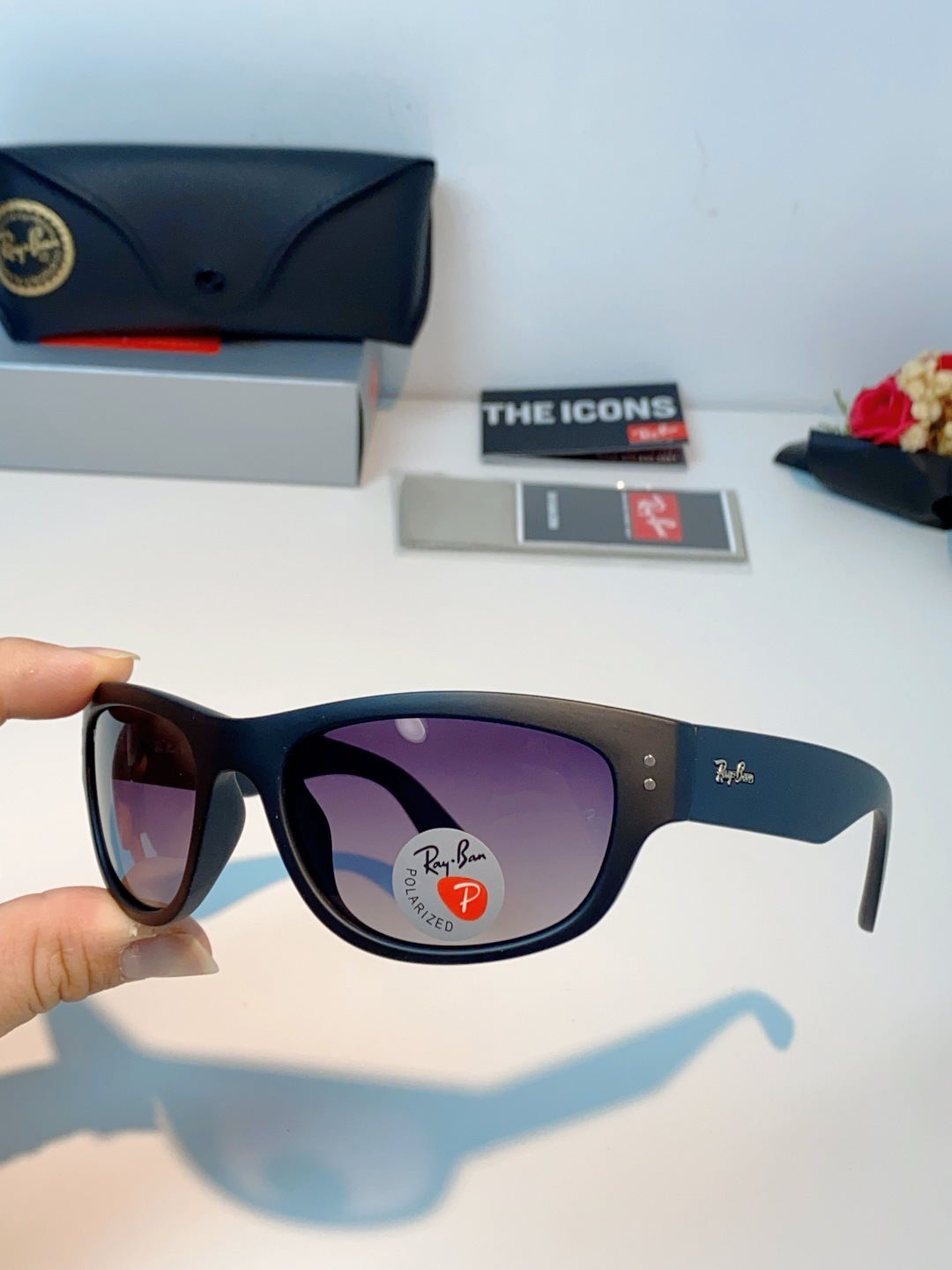 RayBan雷朋 balorama墨镜时尚板材猫眼窄框简约男女款驾驶太阳镜 RB2289 Size:63