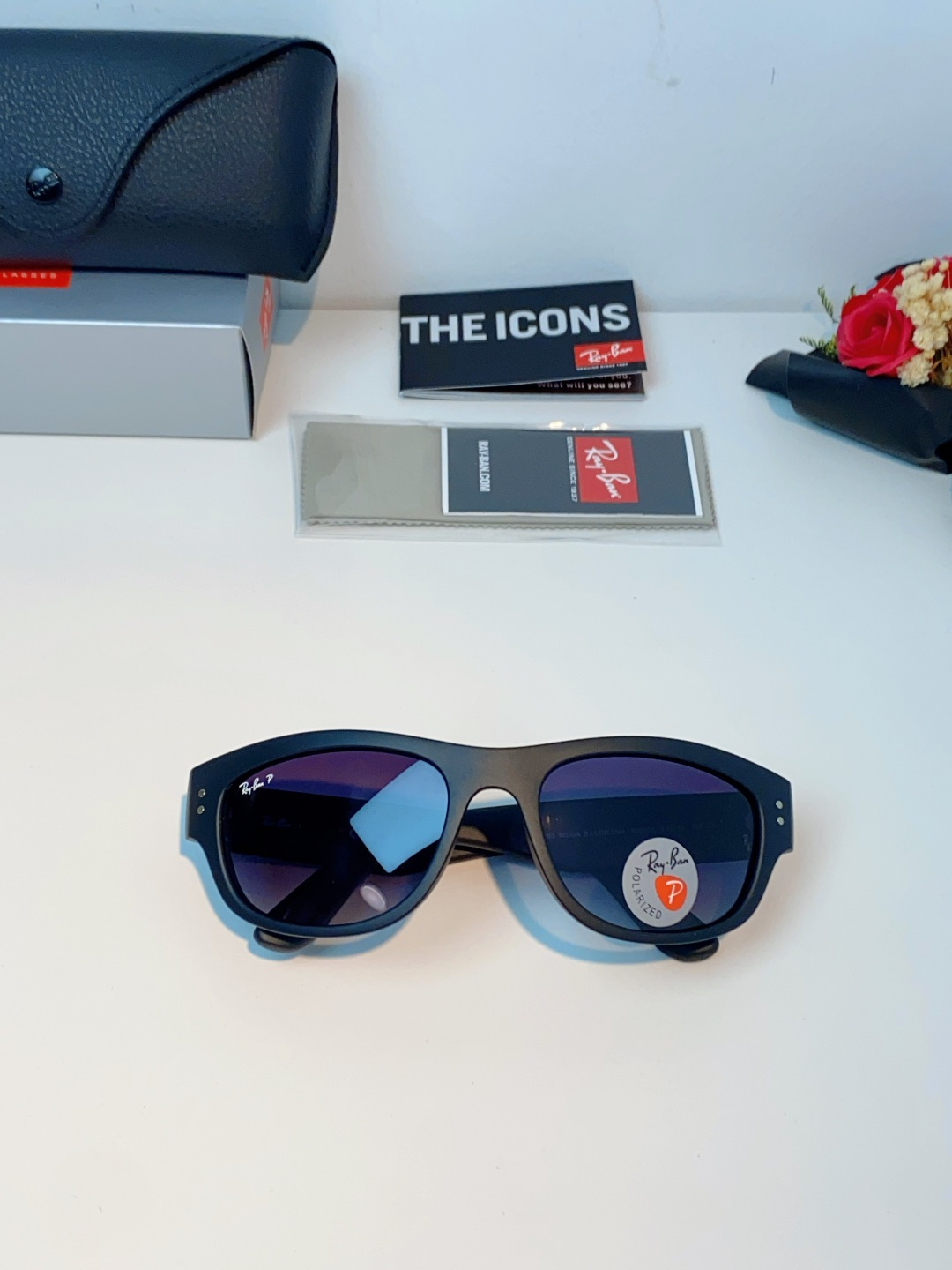 RayBan雷朋 balorama墨镜时尚板材猫眼窄框简约男女款驾驶太阳镜 RB2289 Size:63