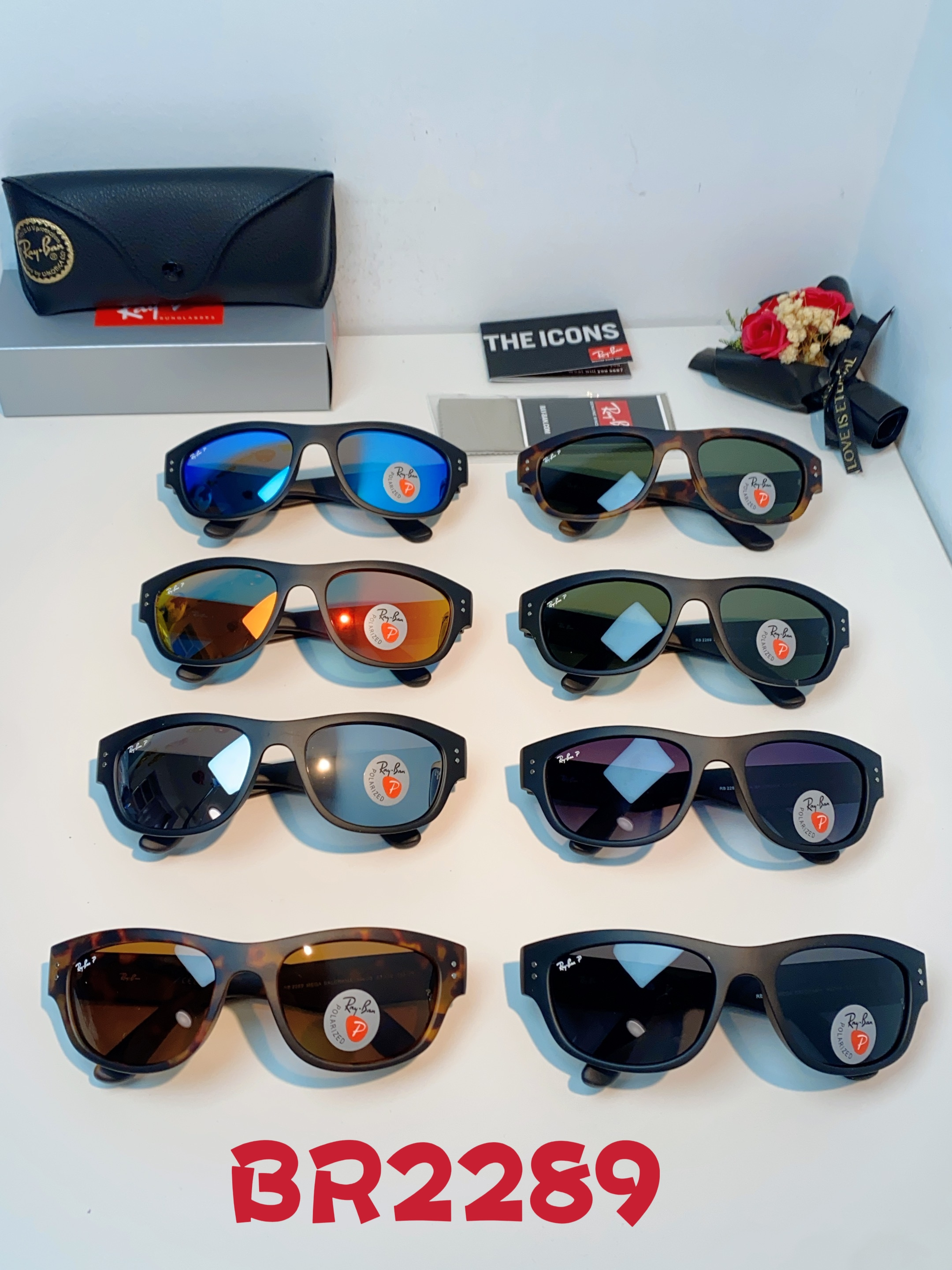 RayBan雷朋 balorama墨镜时尚板材猫眼窄框简约男女款驾驶太阳镜 RB2289 Size:63