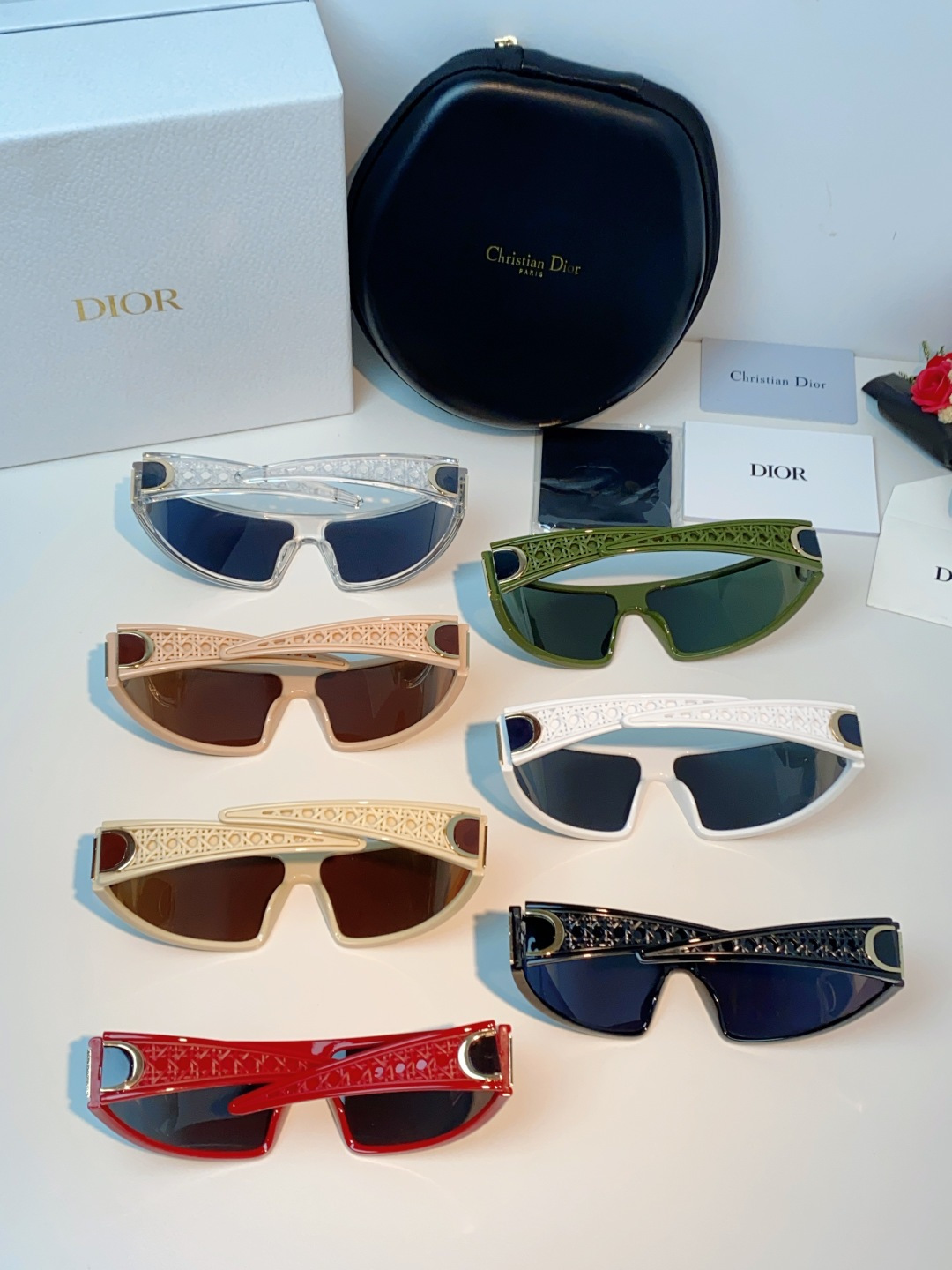 高品质 Dior迪奥 2026新款太阳镜兼发箍通用 高版本出货 未来感飞行员式防风骑行太阳眼镜男女嘻哈蹦