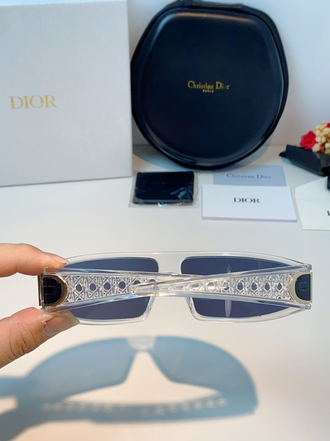 高品质 Dior迪奥 2026新款太阳镜兼发箍通用 高版本出货 未来感飞行员式防风骑行太阳眼镜男女嘻哈蹦