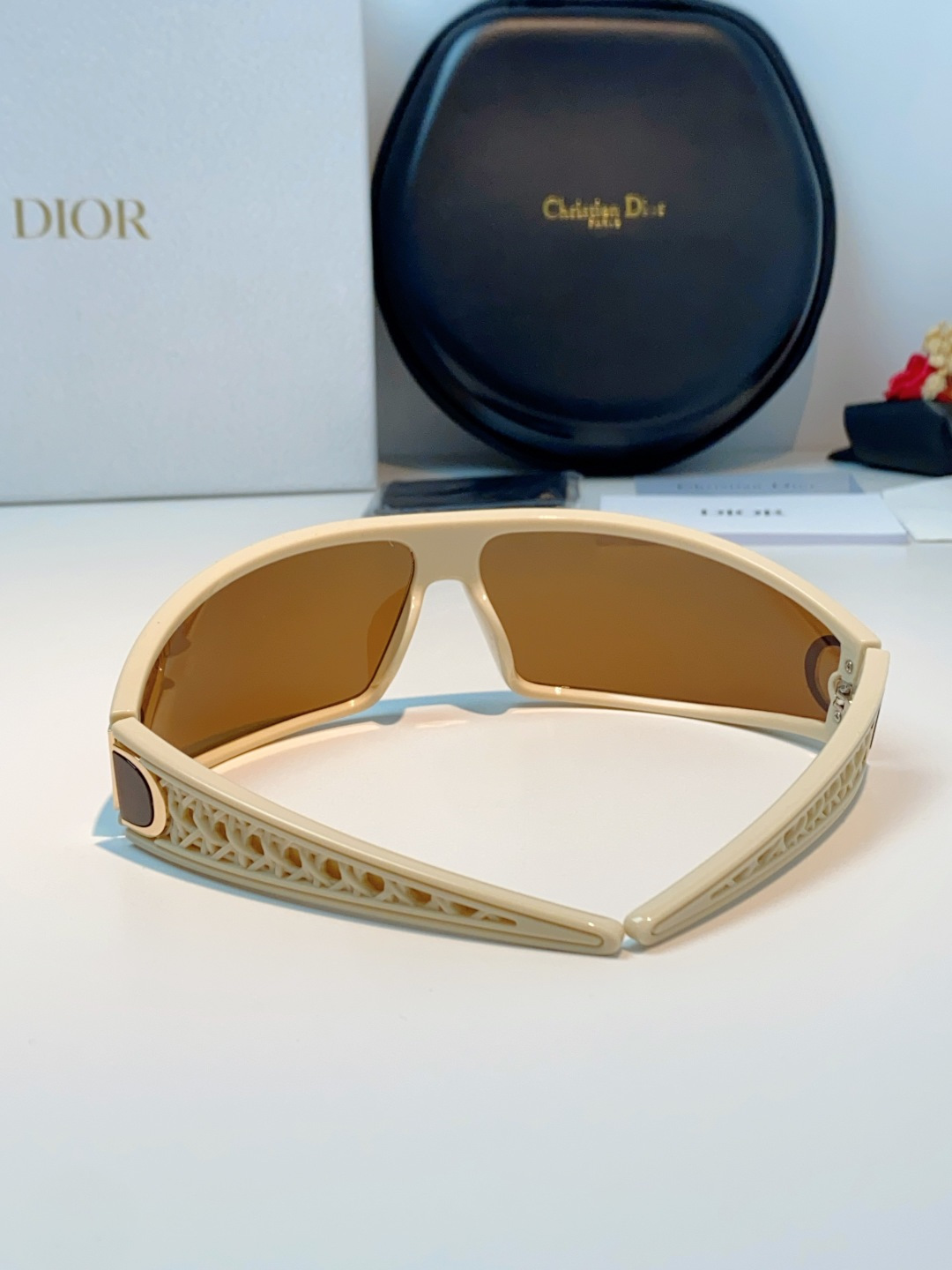 高品质 Dior迪奥 2026新款太阳镜兼发箍通用 高版本出货 未来感飞行员式防风骑行太阳眼镜男女嘻哈蹦