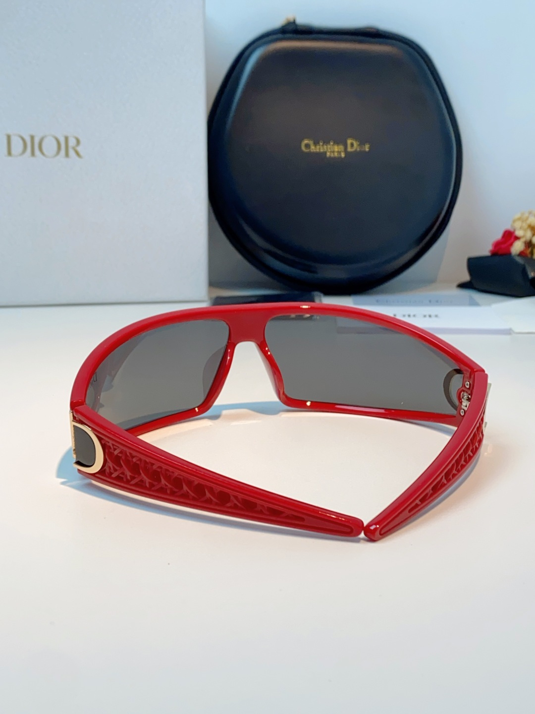 高品质 Dior迪奥 2026新款太阳镜兼发箍通用 高版本出货 未来感飞行员式防风骑行太阳眼镜男女嘻哈蹦