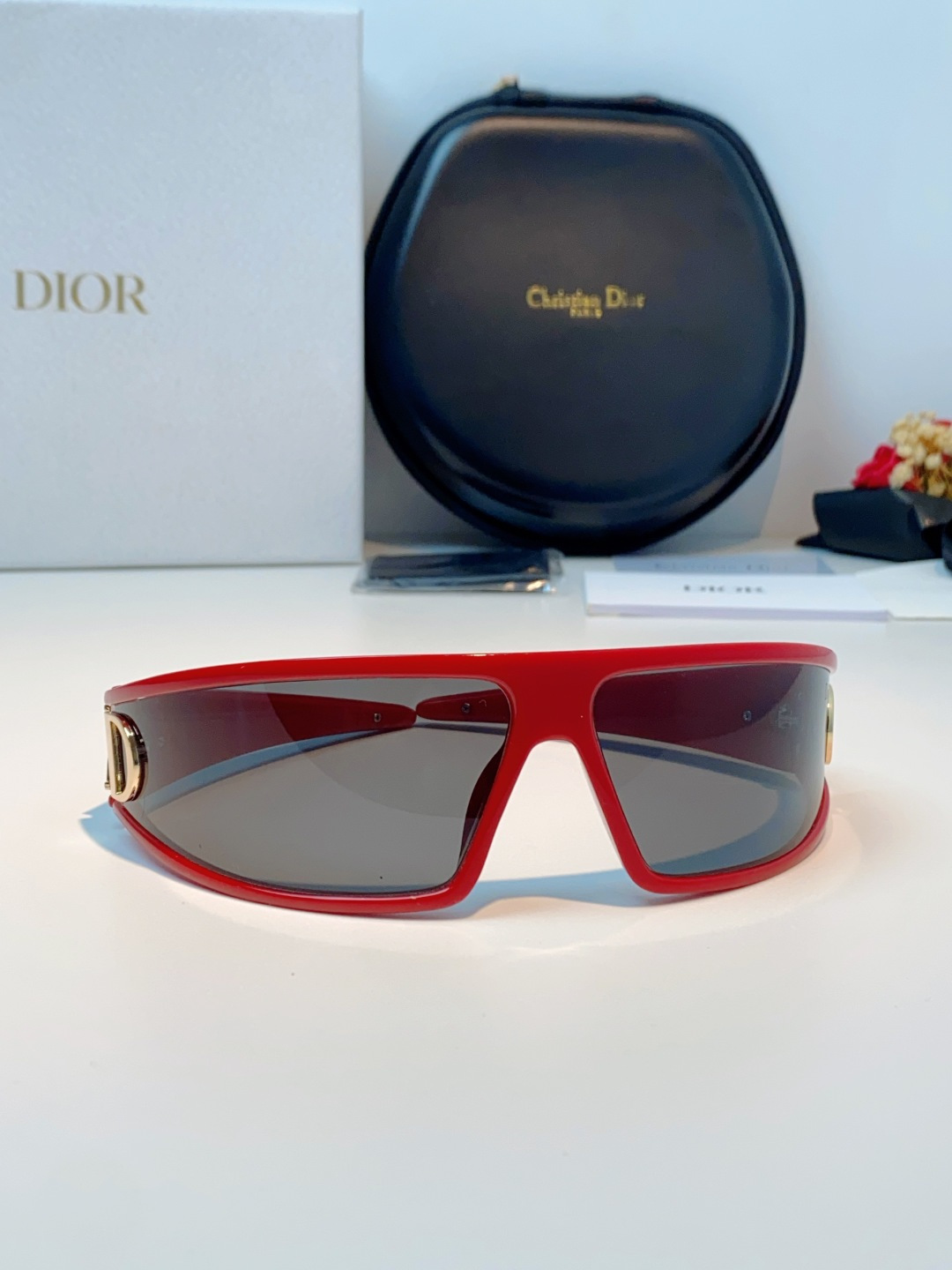 高品质 Dior迪奥 2026新款太阳镜兼发箍通用 高版本出货 未来感飞行员式防风骑行太阳眼镜男女嘻哈蹦