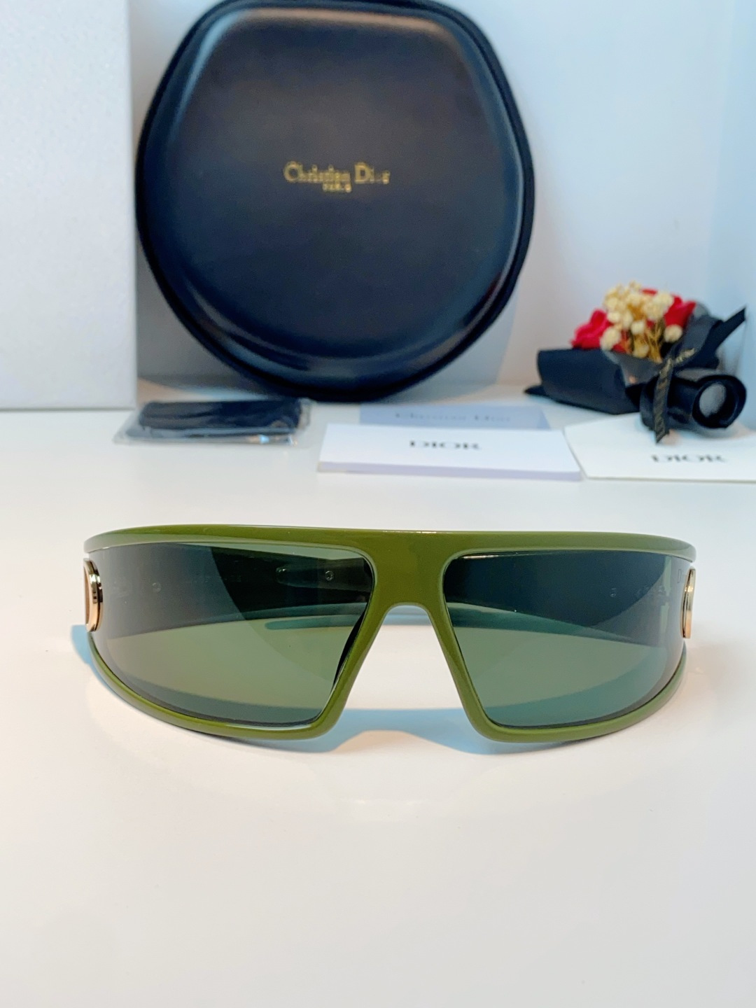 高品质 Dior迪奥 2026新款太阳镜兼发箍通用 高版本出货 未来感飞行员式防风骑行太阳眼镜男女嘻哈蹦