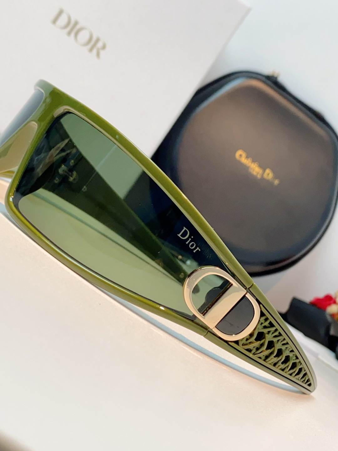 高品质 Dior迪奥 2026新款太阳镜兼发箍通用 高版本出货 未来感飞行员式防风骑行太阳眼镜男女嘻哈蹦