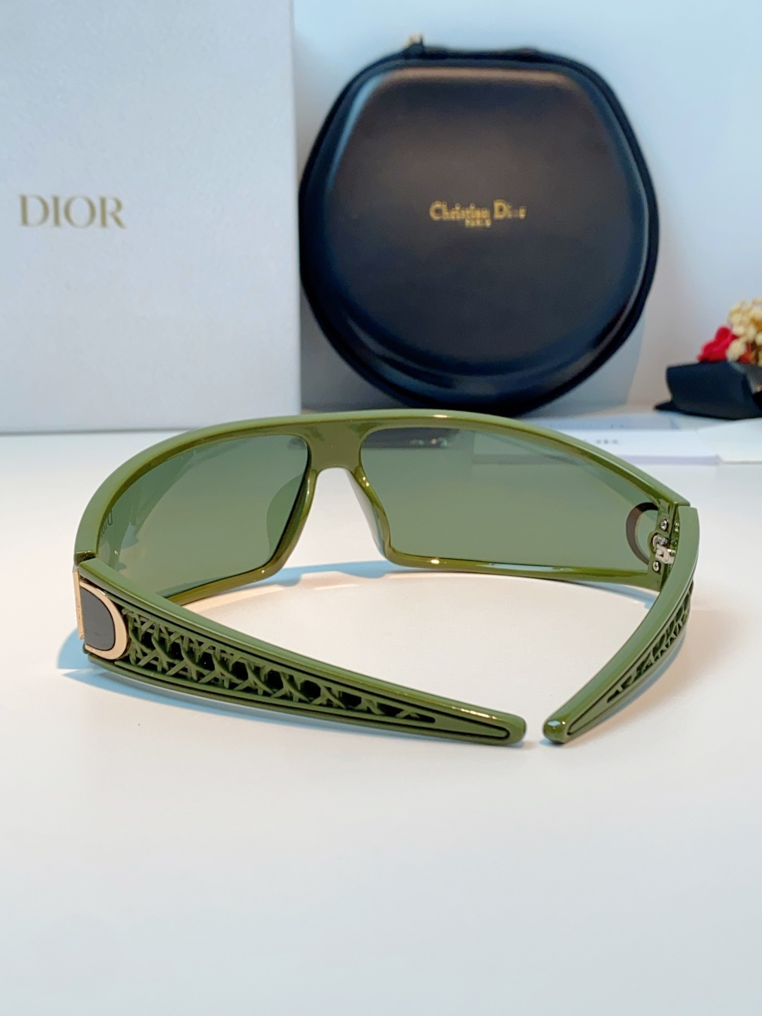 高品质 Dior迪奥 2026新款太阳镜兼发箍通用 高版本出货 未来感飞行员式防风骑行太阳眼镜男女嘻哈蹦