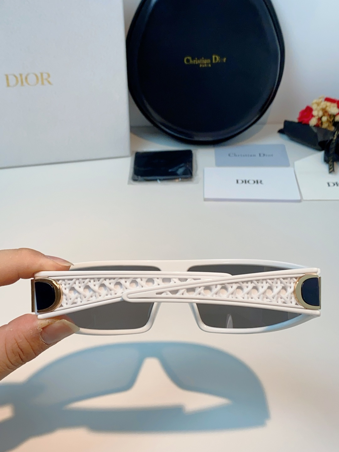 高品质 Dior迪奥 2026新款太阳镜兼发箍通用 高版本出货 未来感飞行员式防风骑行太阳眼镜男女嘻哈蹦