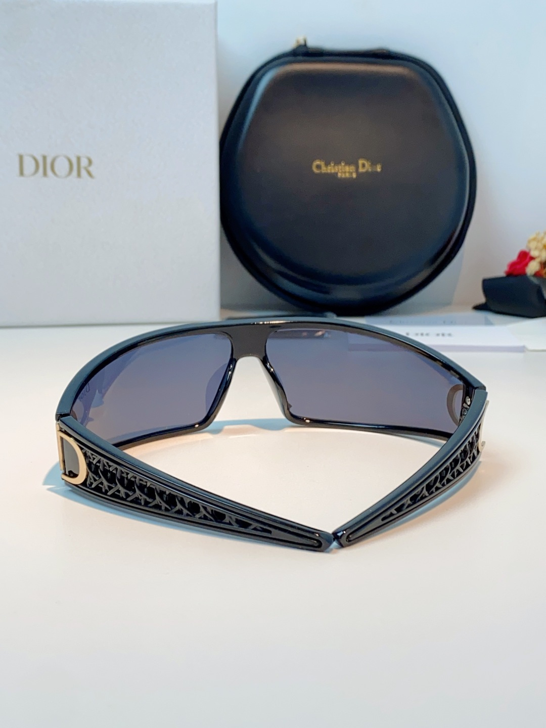 高品质 Dior迪奥 2026新款太阳镜兼发箍通用 高版本出货 未来感飞行员式防风骑行太阳眼镜男女嘻哈蹦