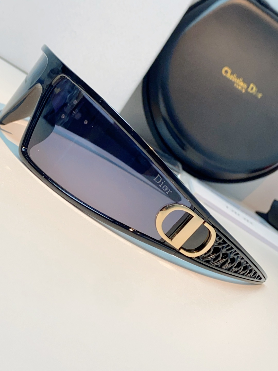 高品质 Dior迪奥 2026新款太阳镜兼发箍通用 高版本出货 未来感飞行员式防风骑行太阳眼镜男女嘻哈蹦