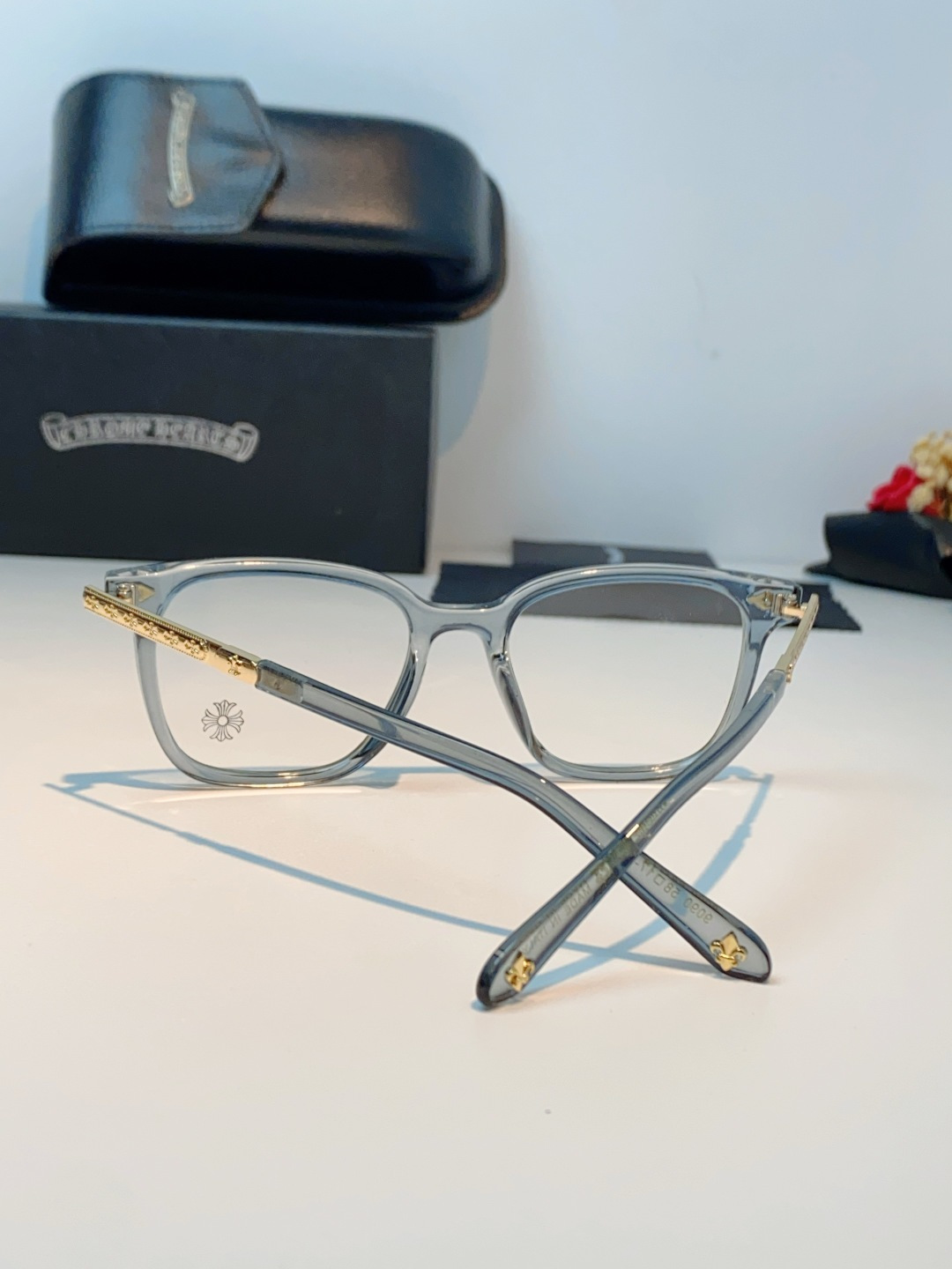 Chrome Hearts 克罗心 2026新款 太阳镜男女方框平光镜经典旅游时尚光学眼镜 素颜必备