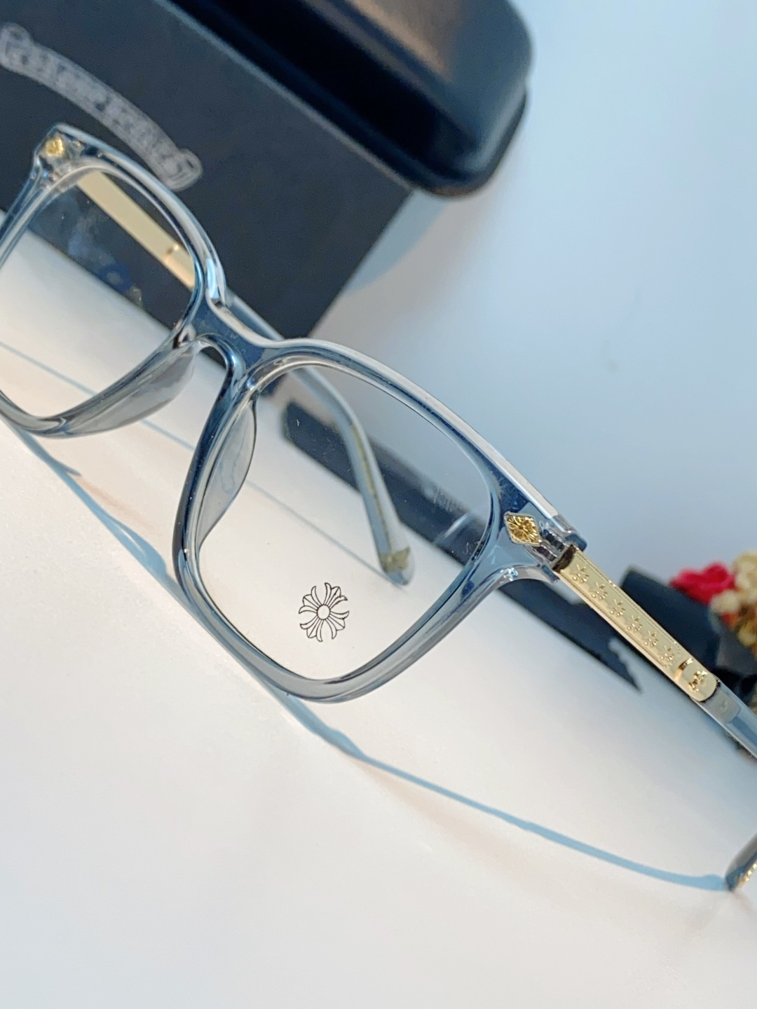 Chrome Hearts 克罗心 2026新款 太阳镜男女方框平光镜经典旅游时尚光学眼镜 素颜必备