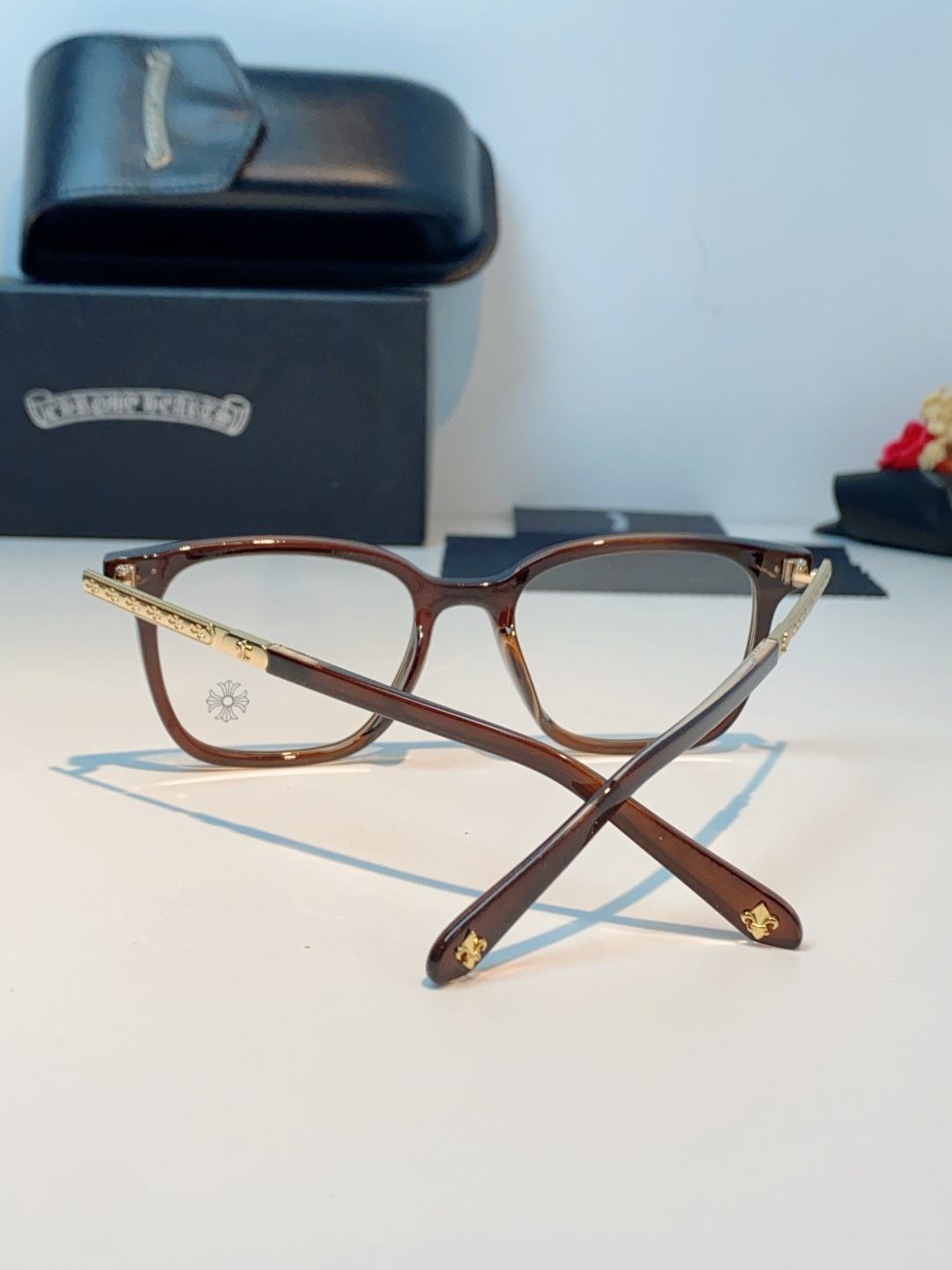 Chrome Hearts 克罗心 2026新款 太阳镜男女方框平光镜经典旅游时尚光学眼镜 素颜必备