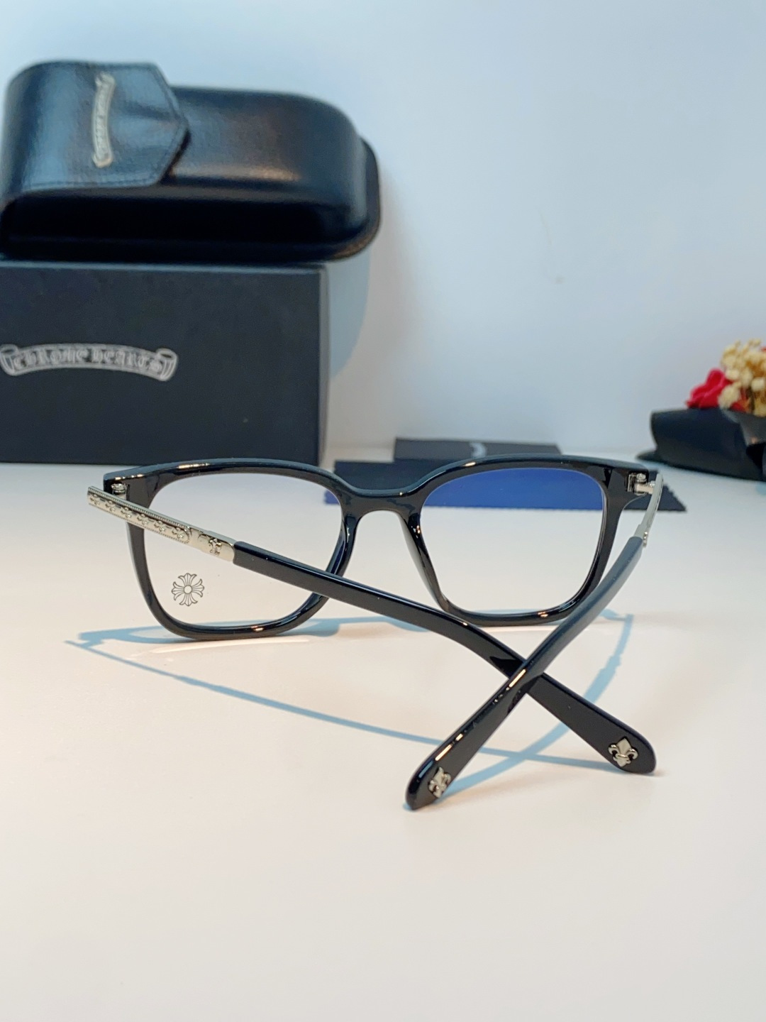 Chrome Hearts 克罗心 2026新款 太阳镜男女方框平光镜经典旅游时尚光学眼镜 素颜必备