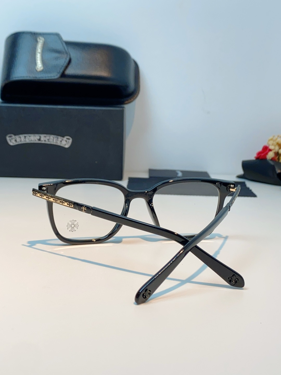 Chrome Hearts 克罗心 2026新款 太阳镜男女方框平光镜经典旅游时尚光学眼镜 素颜必备