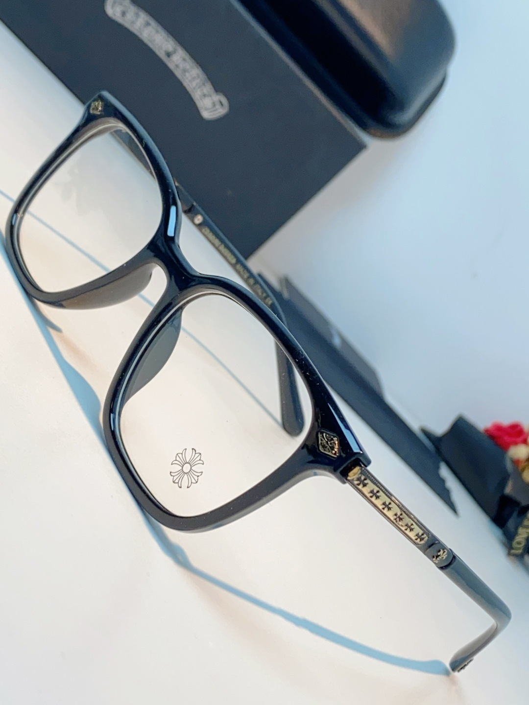 Chrome Hearts 克罗心 2026新款 太阳镜男女方框平光镜经典旅游时尚光学眼镜 素颜必备