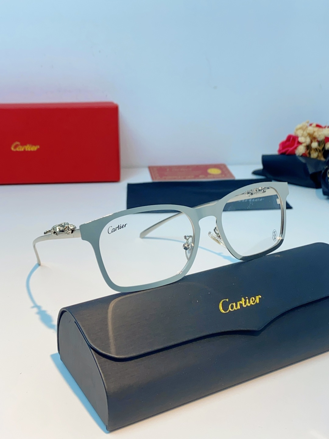 Cartier卡地亚 2026新款 高版本 眼镜薯全圆佑同款眼镜方框素颜大脸可配近视散光防蓝光男女通用