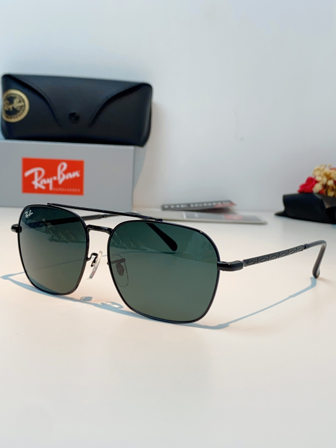 NO:826964,RayBan Ray-Ban sunglasses metal square double bridge glasses for men and women driving sunglasses Caravan square frame metal sunglasses RB3636 Size: 57 mouth 15-140 glasses sunglasses, glasses19860909RayBan雷朋 太阳镜金属方形双梁眼镜男女开车防晒墨镜 Caravan 方形框金属太阳眼镜 RB3636 Size:57口15-140眼镜墨镜太阳镜,眼镜,glasses