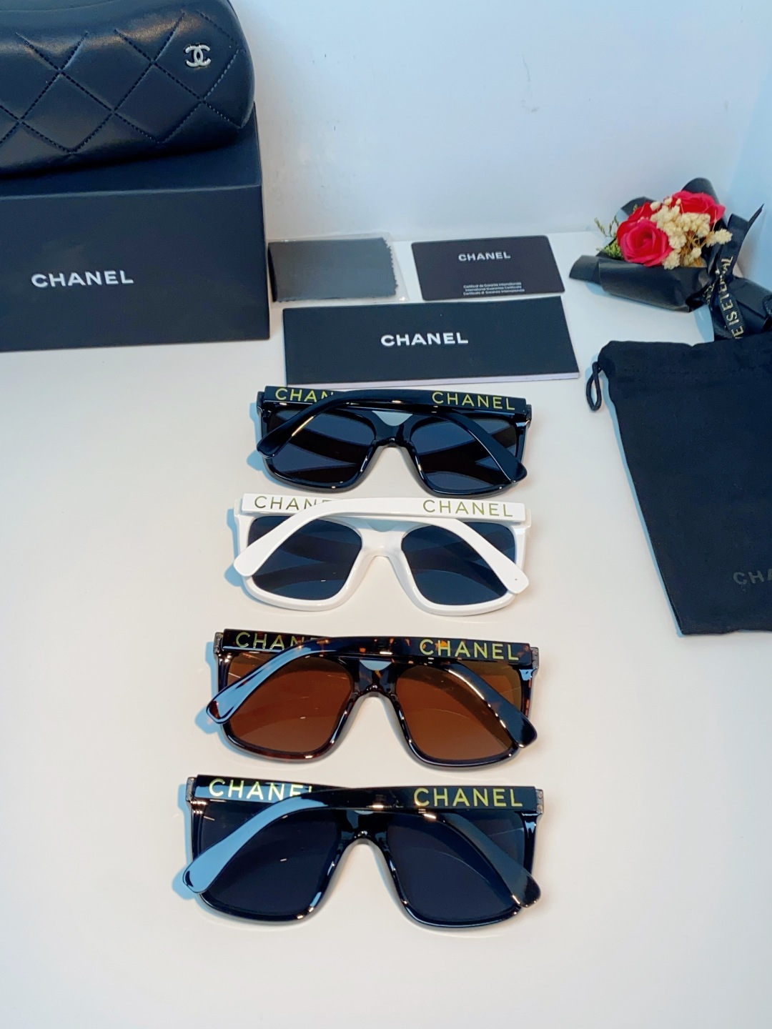 Chanel 香奈儿 2026新品网红同款 韩版潮流圆脸大框显瘦女防紫外线高清遮阳街拍百搭偏光太阳镜