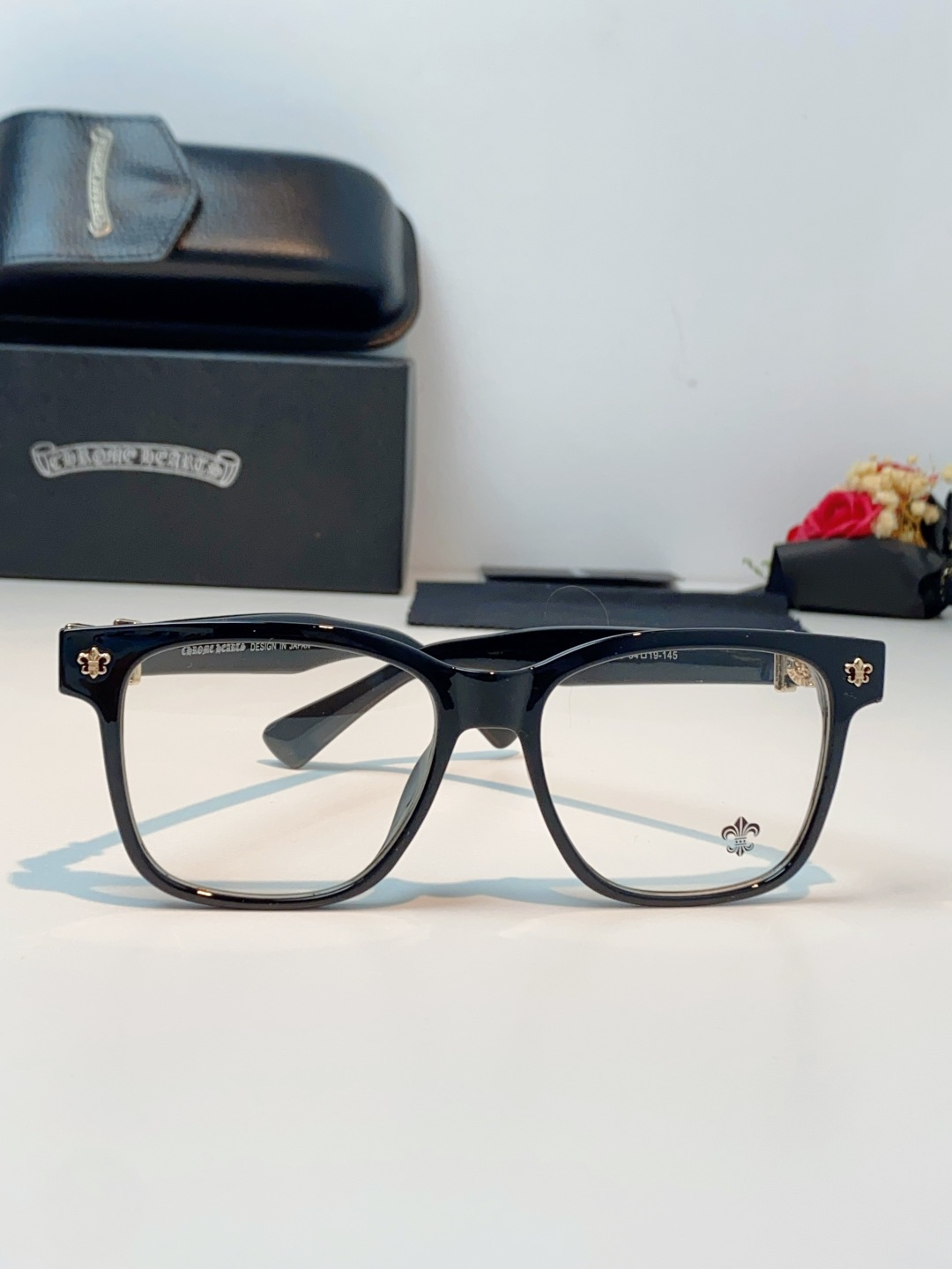 Chrome Hearts 克罗心 2026新款范丞丞同款日系复古经典马蹄扣眼镜架男黑大框商务休闲轻奢男