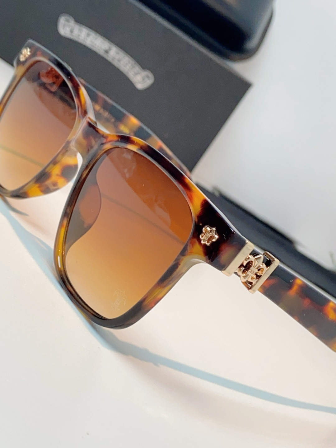 Chrome Hearts 克罗心 2026新款范丞丞同款日系复古经典马蹄扣眼镜架男黑大框商务休闲轻奢男