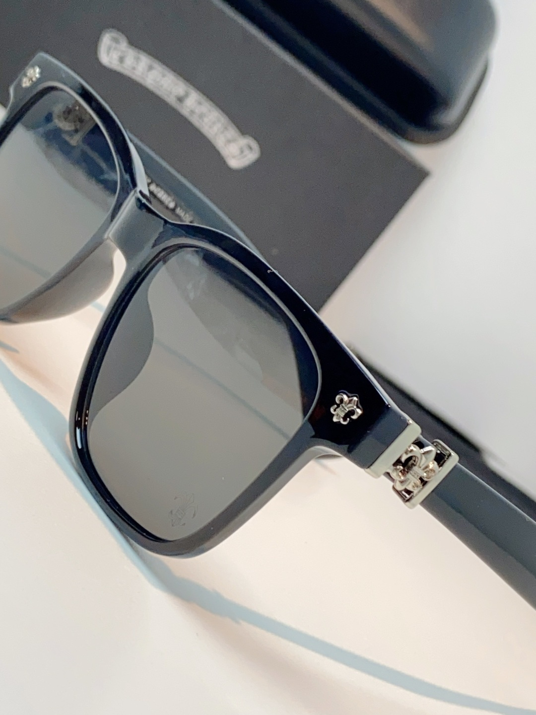 Chrome Hearts 克罗心 2026新款范丞丞同款日系复古经典马蹄扣眼镜架男黑大框商务休闲轻奢男