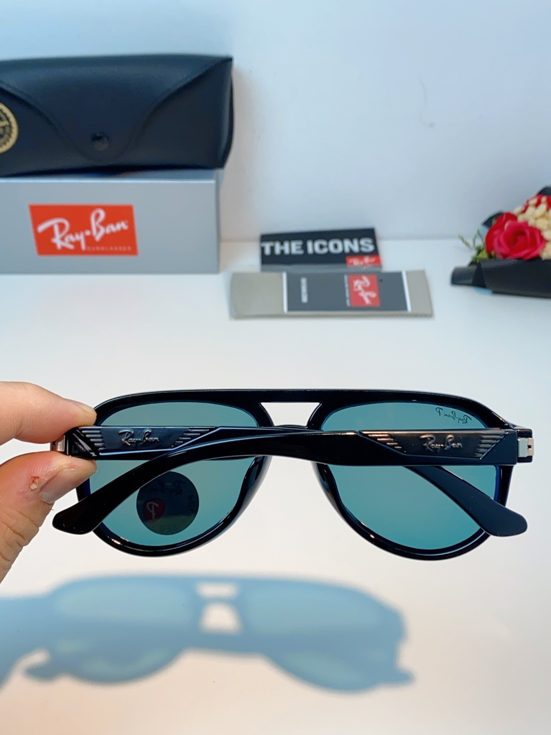 RayBan雷朋 2026新款蛤蟆框新款女防紫外线墨镜欧美复古运动风男太阳镜舒适通用外贸美式眼镜 RB8