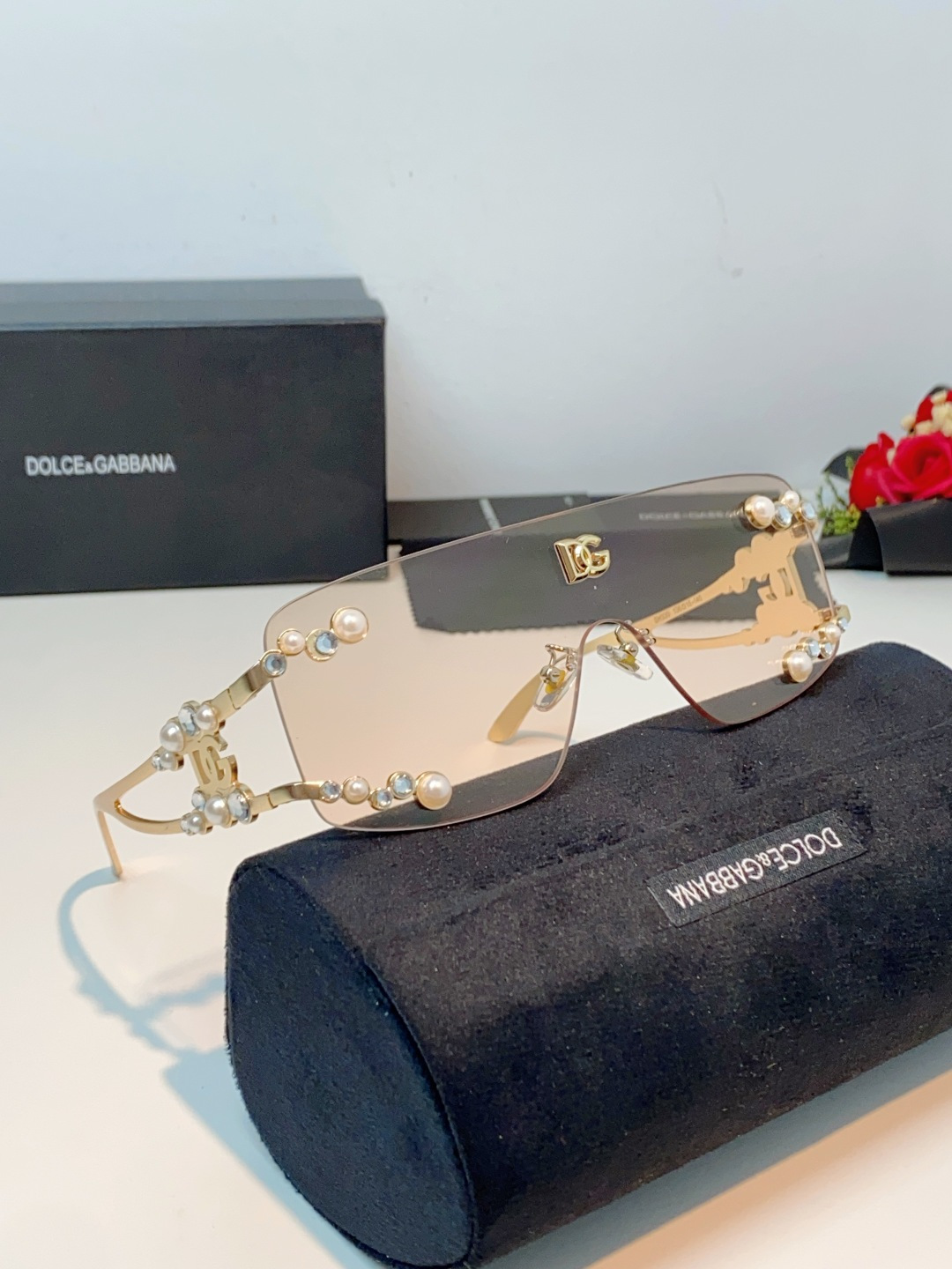 Dolce&Gabbana杜嘉班纳 2026新款DG时尚新款太阳眼镜高品质高质感百搭遮阳大气金属大框 D