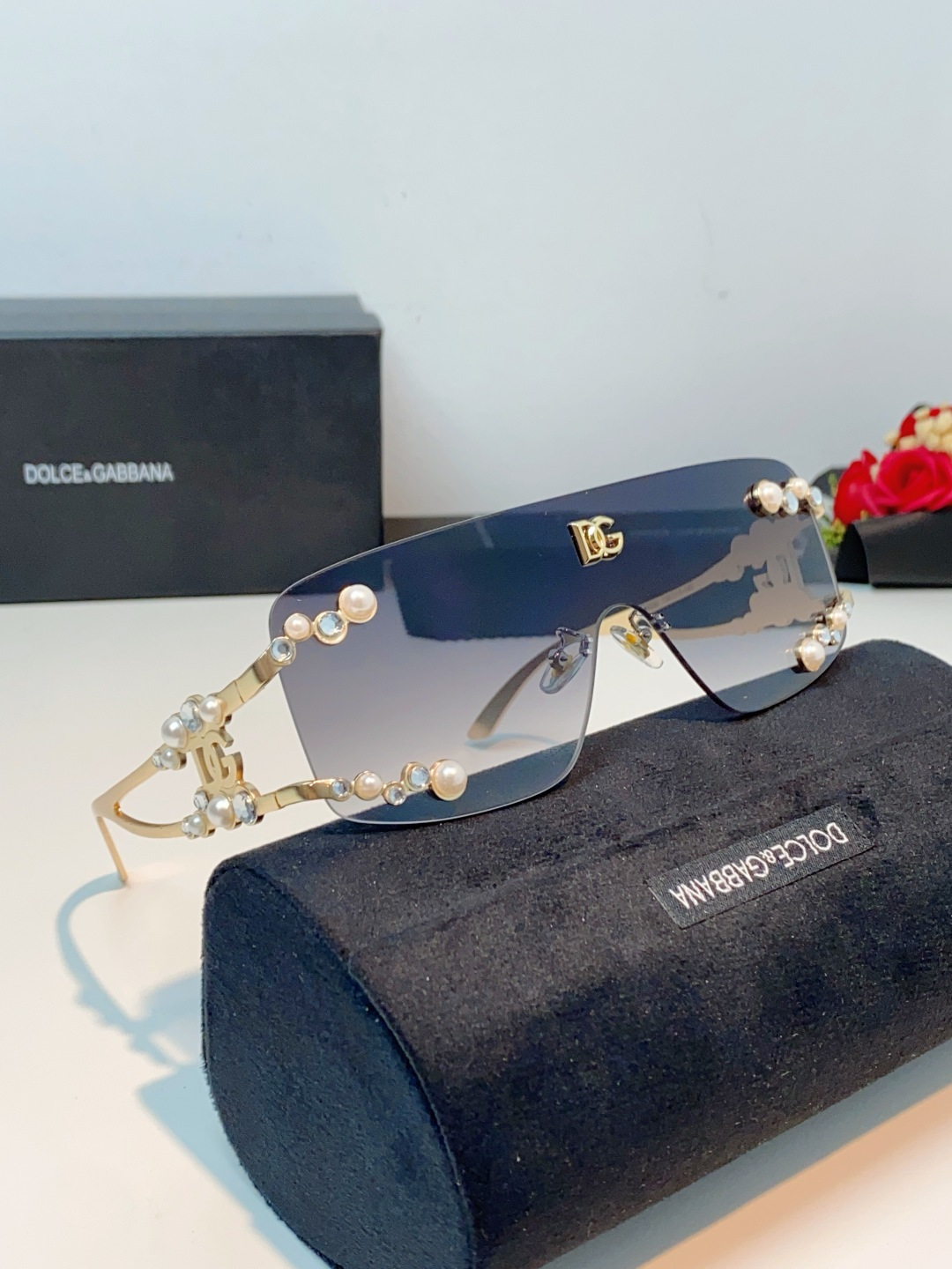 Dolce&Gabbana杜嘉班纳 2026新款DG时尚新款太阳眼镜高品质高质感百搭遮阳大气金属大框 D