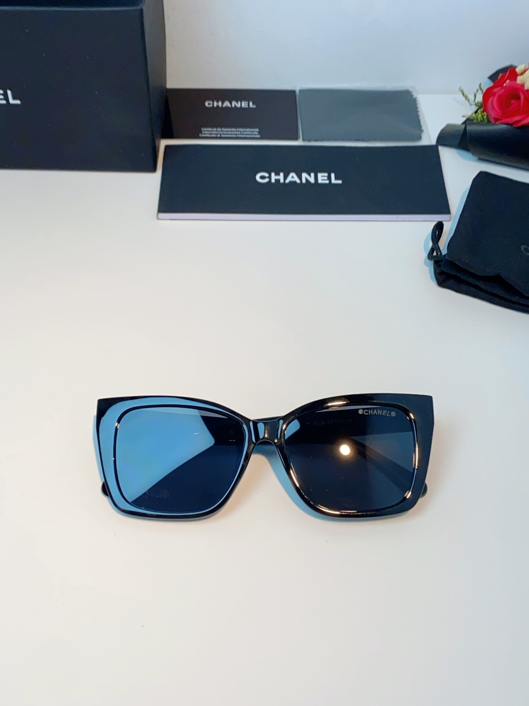CHANEL香奈儿 2026新款CH5380墨镜时尚方形偏光太阳眼镜显脸小鉴定