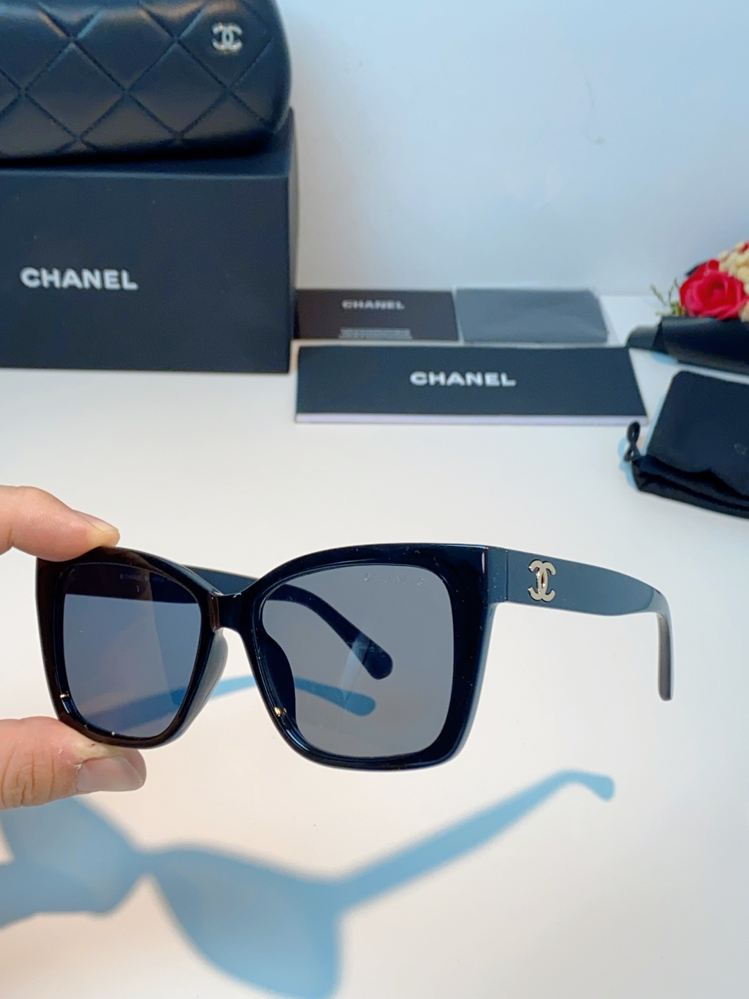 CHANEL香奈儿 2026新款CH5380墨镜时尚方形偏光太阳眼镜显脸小鉴定