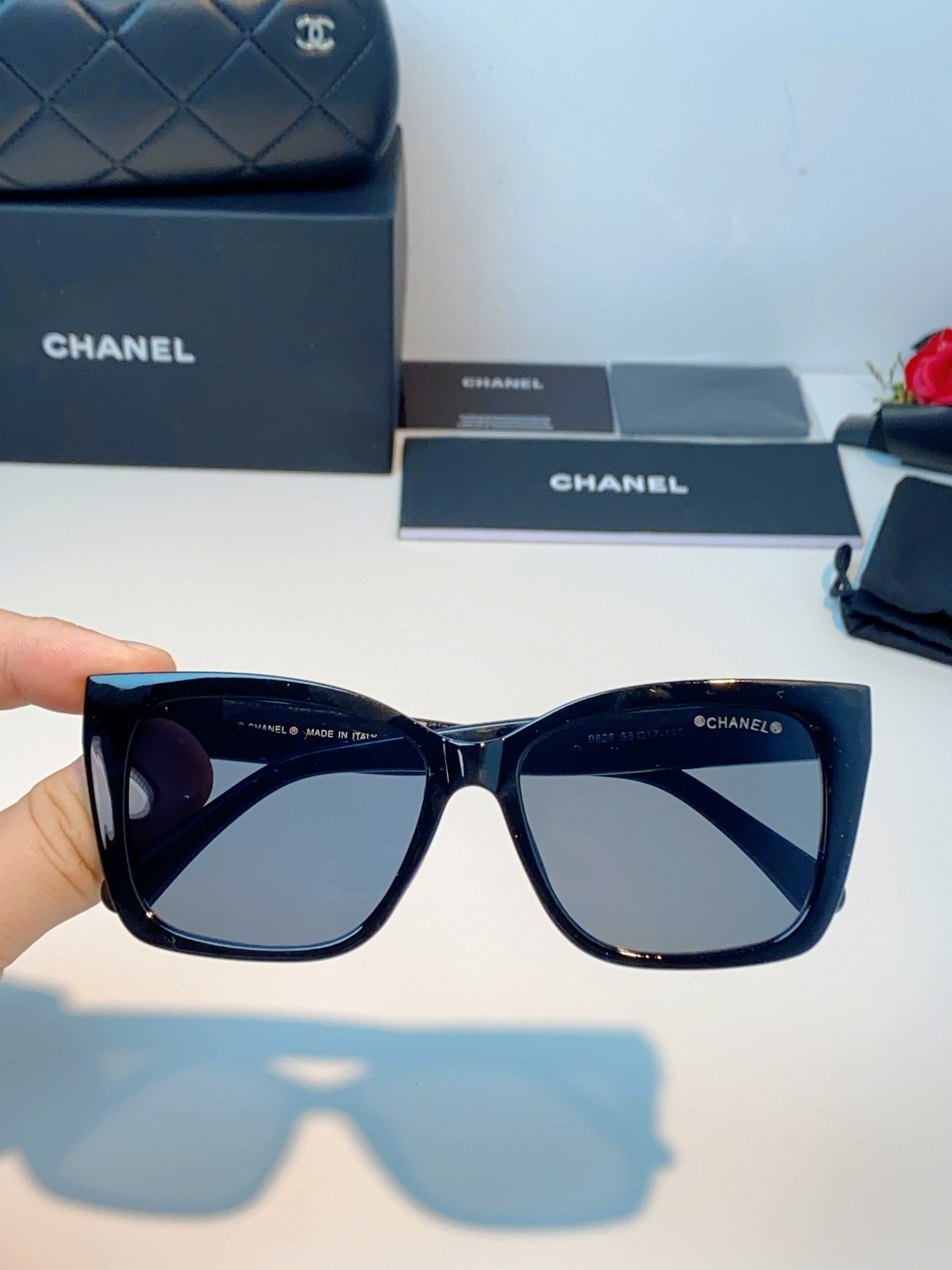 CHANEL香奈儿 2026新款CH5380墨镜时尚方形偏光太阳眼镜显脸小鉴定