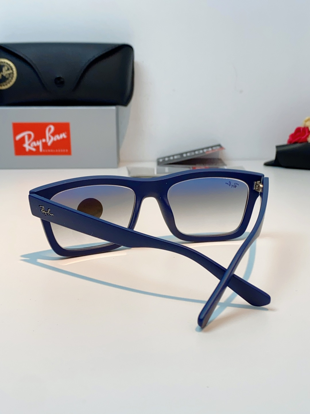RayBan雷朋 高品质钢化玻璃太阳眼镜男士驾驶司机高清墨镜钓鱼防紫外线防强光眼镜 RB4396 Siz
