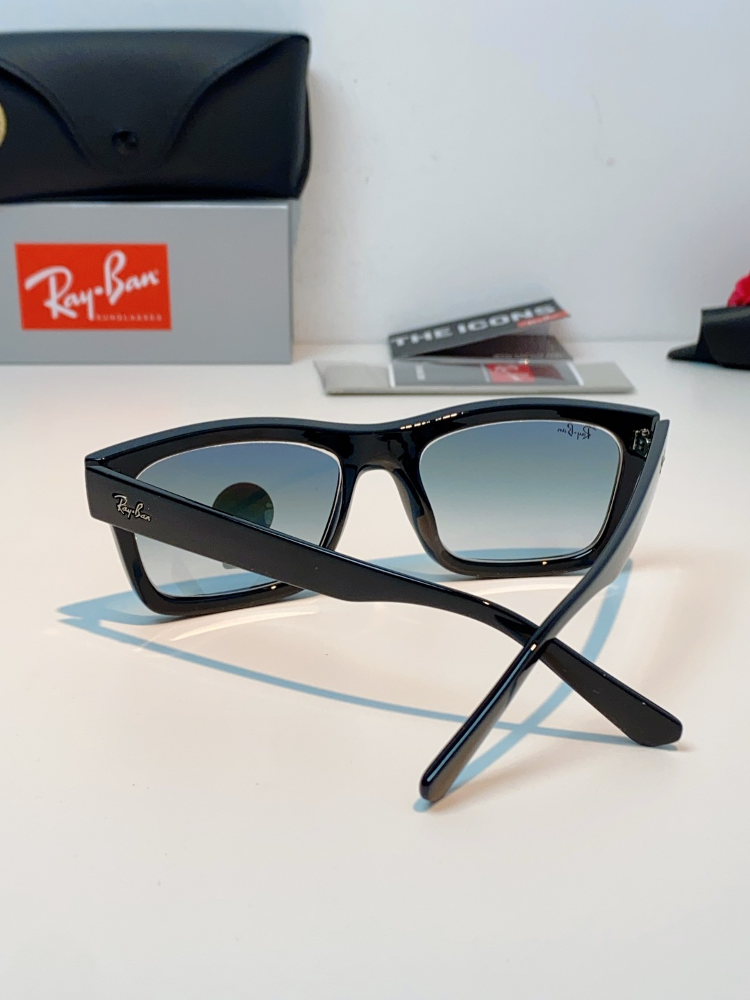 RayBan雷朋 高品质钢化玻璃太阳眼镜男士驾驶司机高清墨镜钓鱼防紫外线防强光眼镜 RB4396 Siz