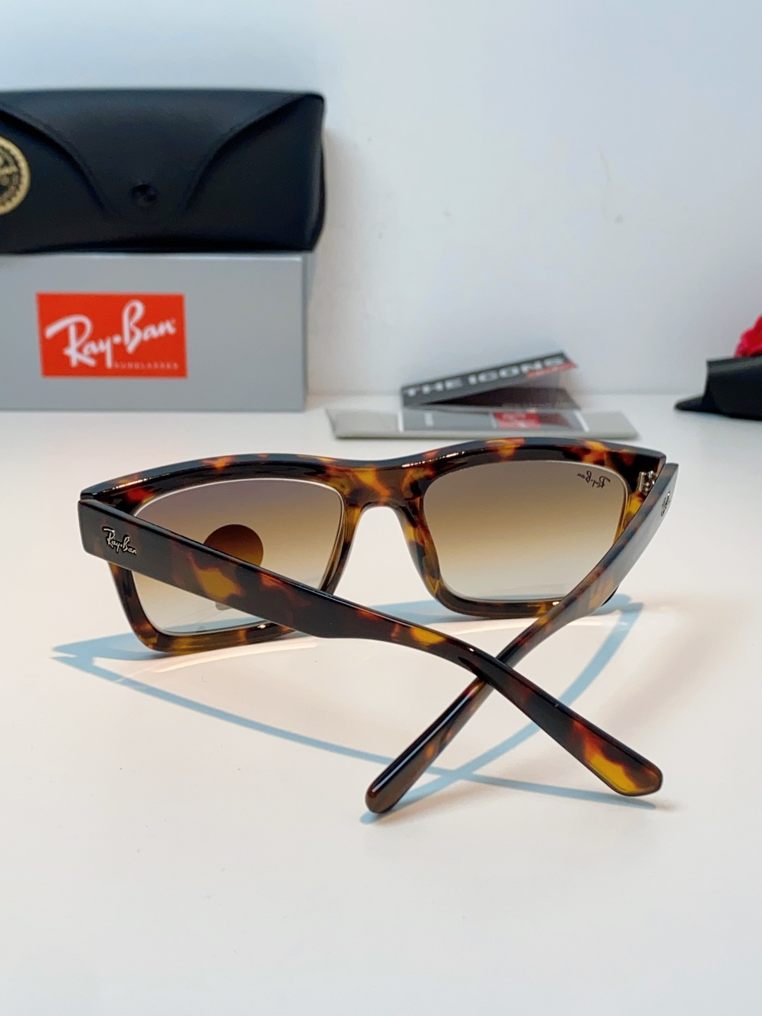 RayBan雷朋 高品质钢化玻璃太阳眼镜男士驾驶司机高清墨镜钓鱼防紫外线防强光眼镜 RB4396 Siz