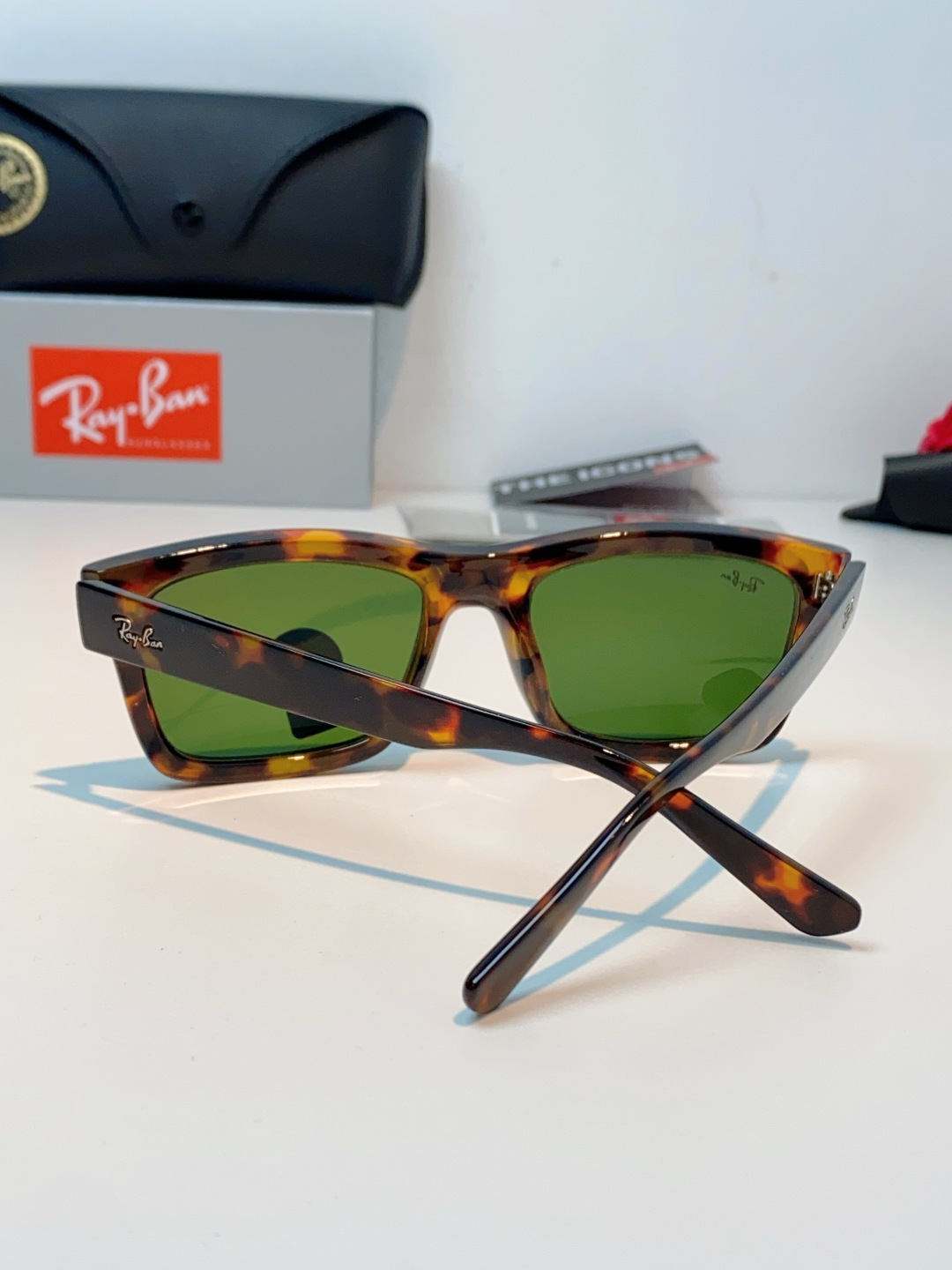 RayBan雷朋 高品质钢化玻璃太阳眼镜男士驾驶司机高清墨镜钓鱼防紫外线防强光眼镜 RB4396 Siz