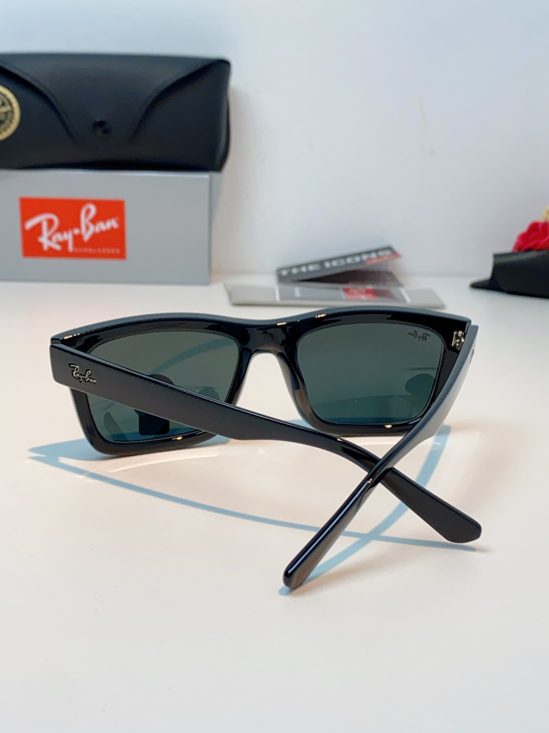 RayBan雷朋 高品质钢化玻璃太阳眼镜男士驾驶司机高清墨镜钓鱼防紫外线防强光眼镜 RB4396 Siz