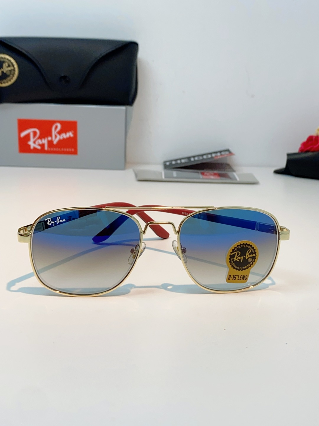 RayBan雷朋 2026新款 强化玻璃太阳镜男款男士开车专用偏光镜户外遮阳墨镜大脸男女通用 RB485