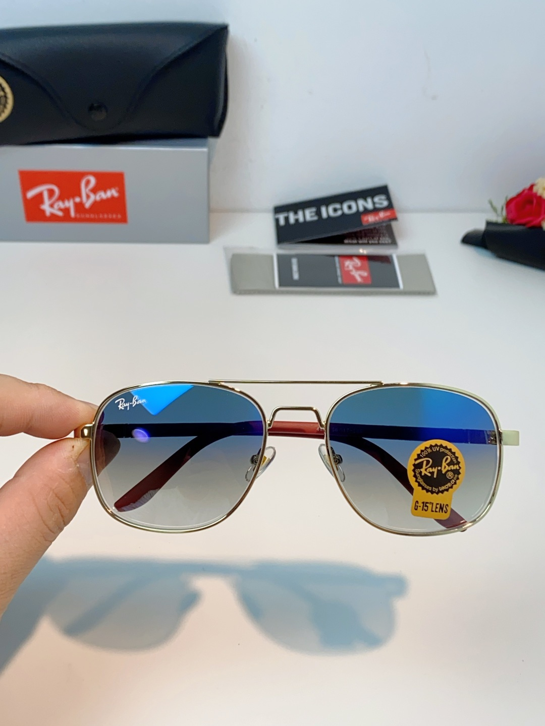 RayBan雷朋 2026新款 强化玻璃太阳镜男款男士开车专用偏光镜户外遮阳墨镜大脸男女通用 RB485
