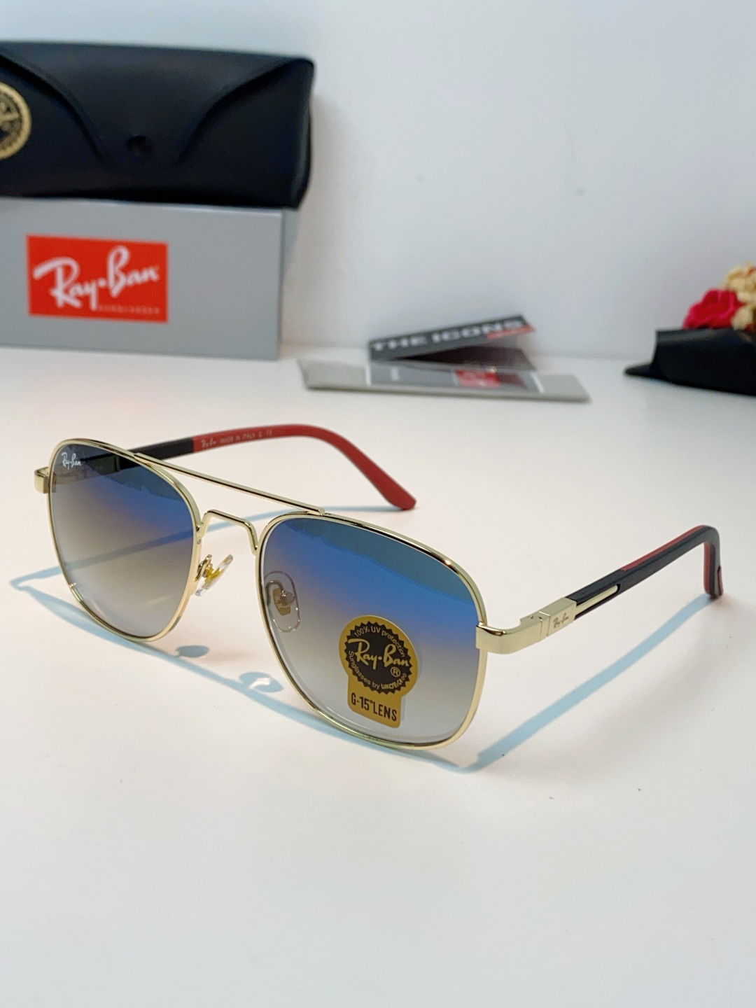 RayBan雷朋 2026新款 强化玻璃太阳镜男款男士开车专用偏光镜户外遮阳墨镜大脸男女通用 RB485