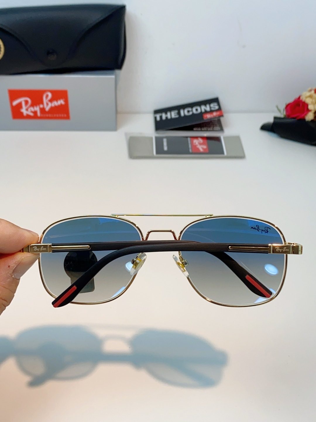 RayBan雷朋 2026新款 强化玻璃太阳镜男款男士开车专用偏光镜户外遮阳墨镜大脸男女通用 RB485