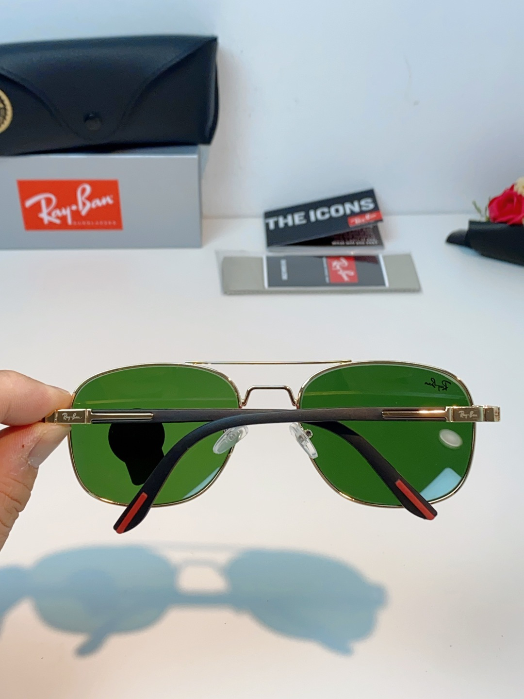 RayBan雷朋 2026新款 强化玻璃太阳镜男款男士开车专用偏光镜户外遮阳墨镜大脸男女通用 RB485