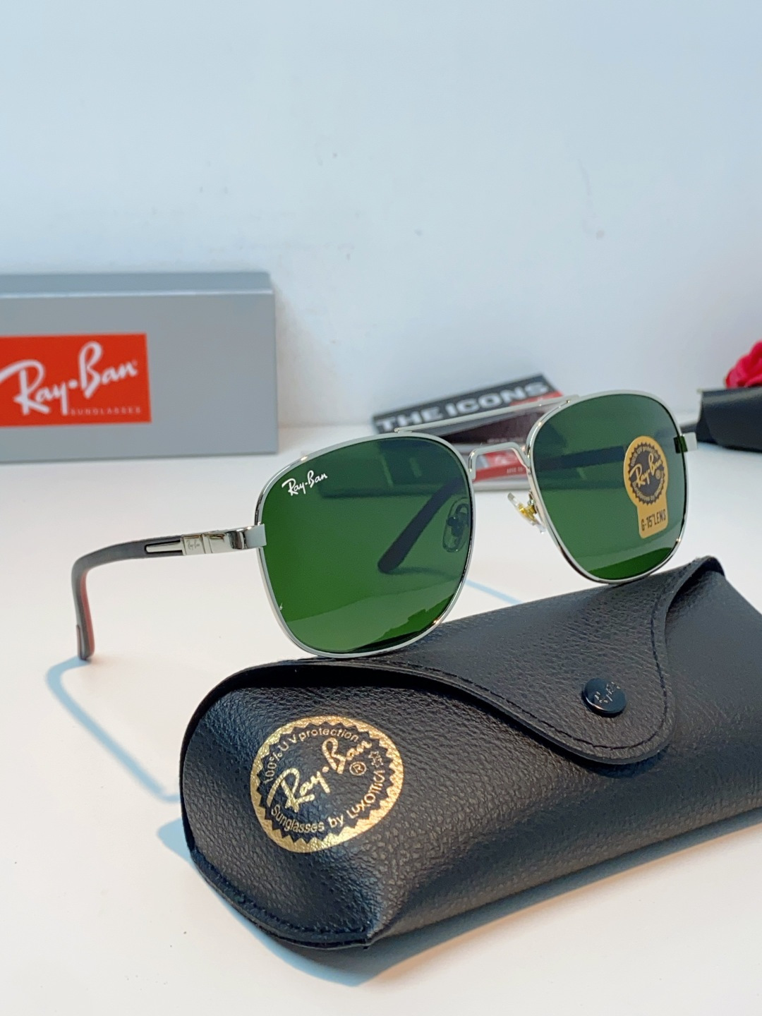 RayBan雷朋 2026新款 强化玻璃太阳镜男款男士开车专用偏光镜户外遮阳墨镜大脸男女通用 RB485