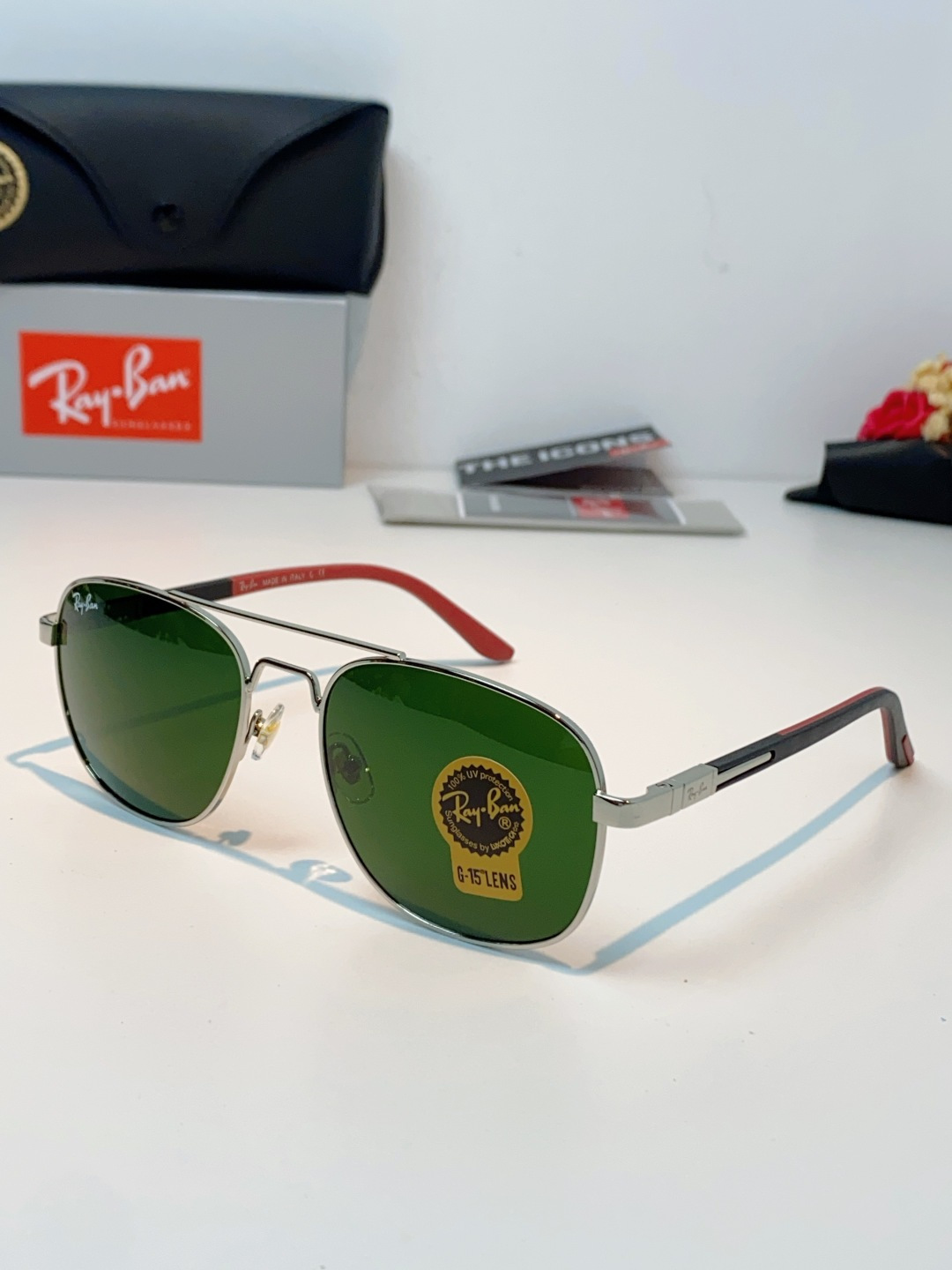 RayBan雷朋 2026新款 强化玻璃太阳镜男款男士开车专用偏光镜户外遮阳墨镜大脸男女通用 RB485