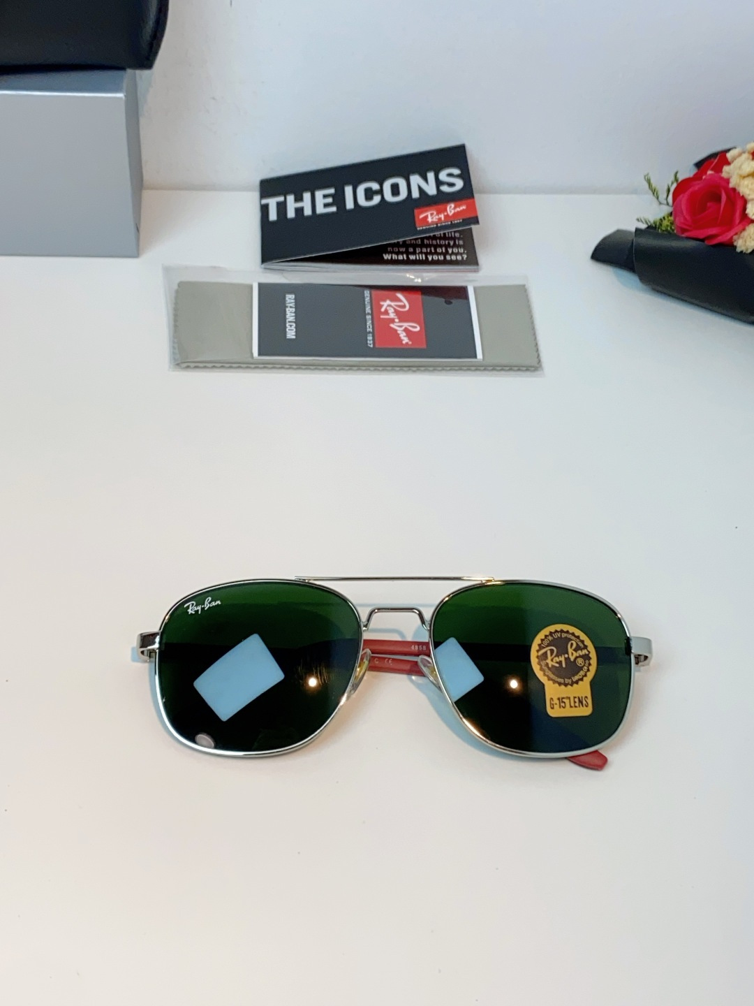 RayBan雷朋 2026新款 强化玻璃太阳镜男款男士开车专用偏光镜户外遮阳墨镜大脸男女通用 RB485