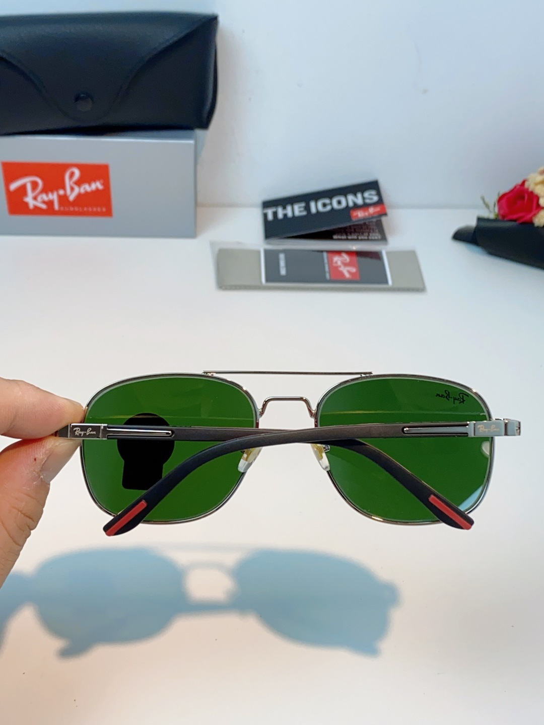 RayBan雷朋 2026新款 强化玻璃太阳镜男款男士开车专用偏光镜户外遮阳墨镜大脸男女通用 RB485