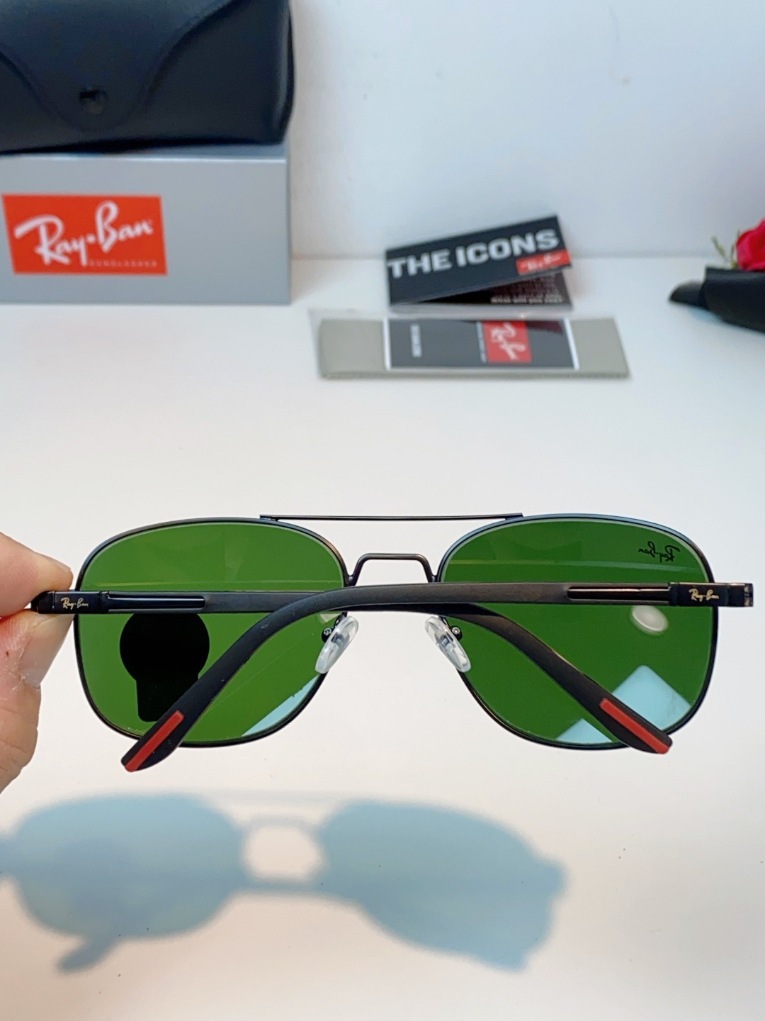 RayBan雷朋 2026新款 强化玻璃太阳镜男款男士开车专用偏光镜户外遮阳墨镜大脸男女通用 RB485