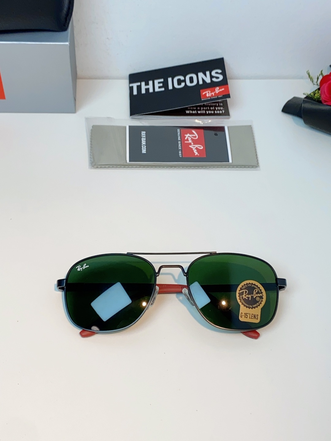 RayBan雷朋 2026新款 强化玻璃太阳镜男款男士开车专用偏光镜户外遮阳墨镜大脸男女通用 RB485