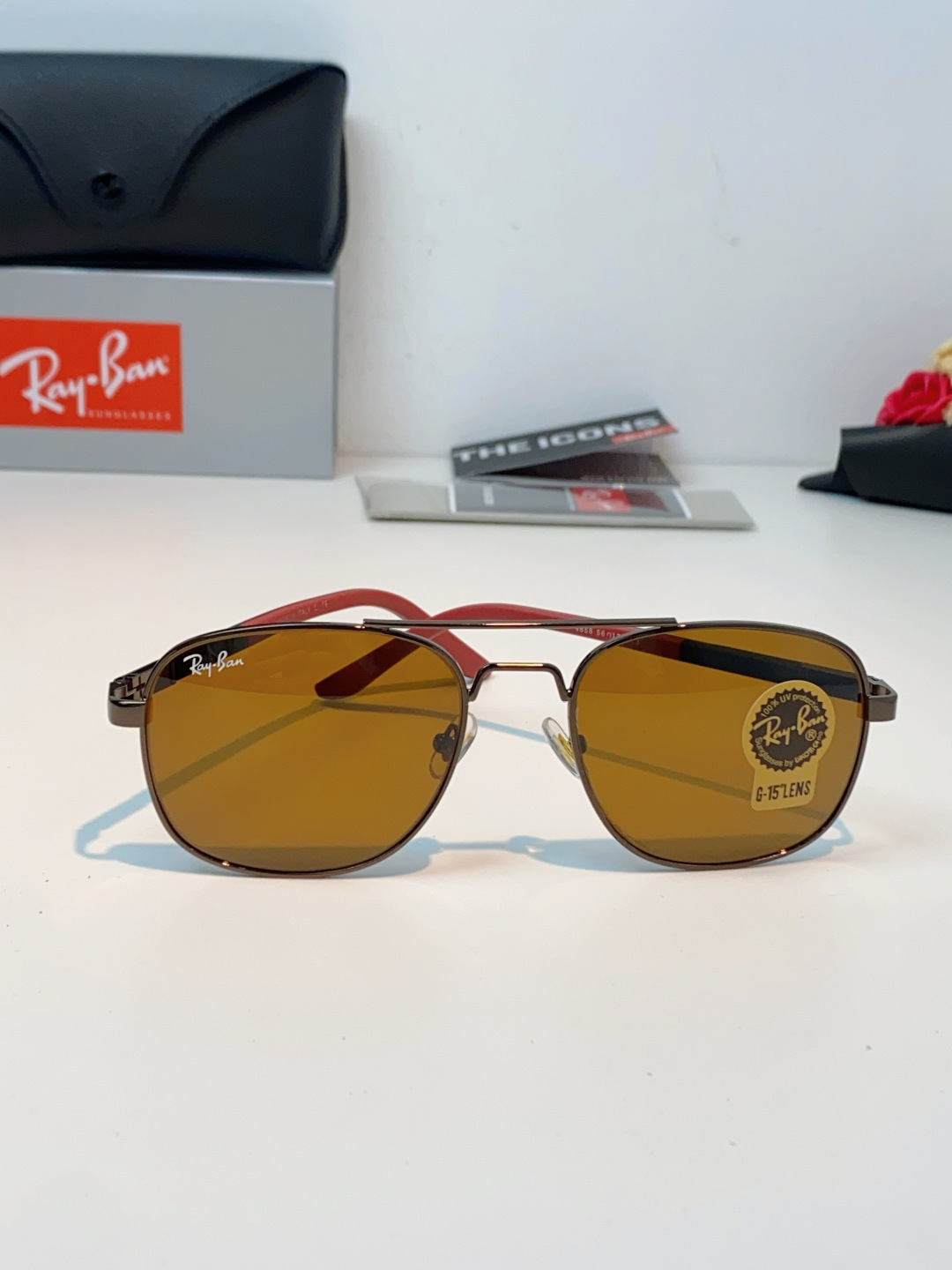 RayBan雷朋 2026新款 强化玻璃太阳镜男款男士开车专用偏光镜户外遮阳墨镜大脸男女通用 RB485